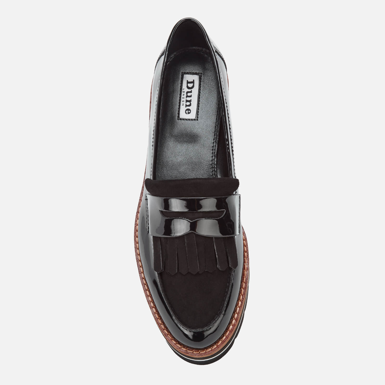 Dune Women s Gracella Patent Loafers Black Allsole