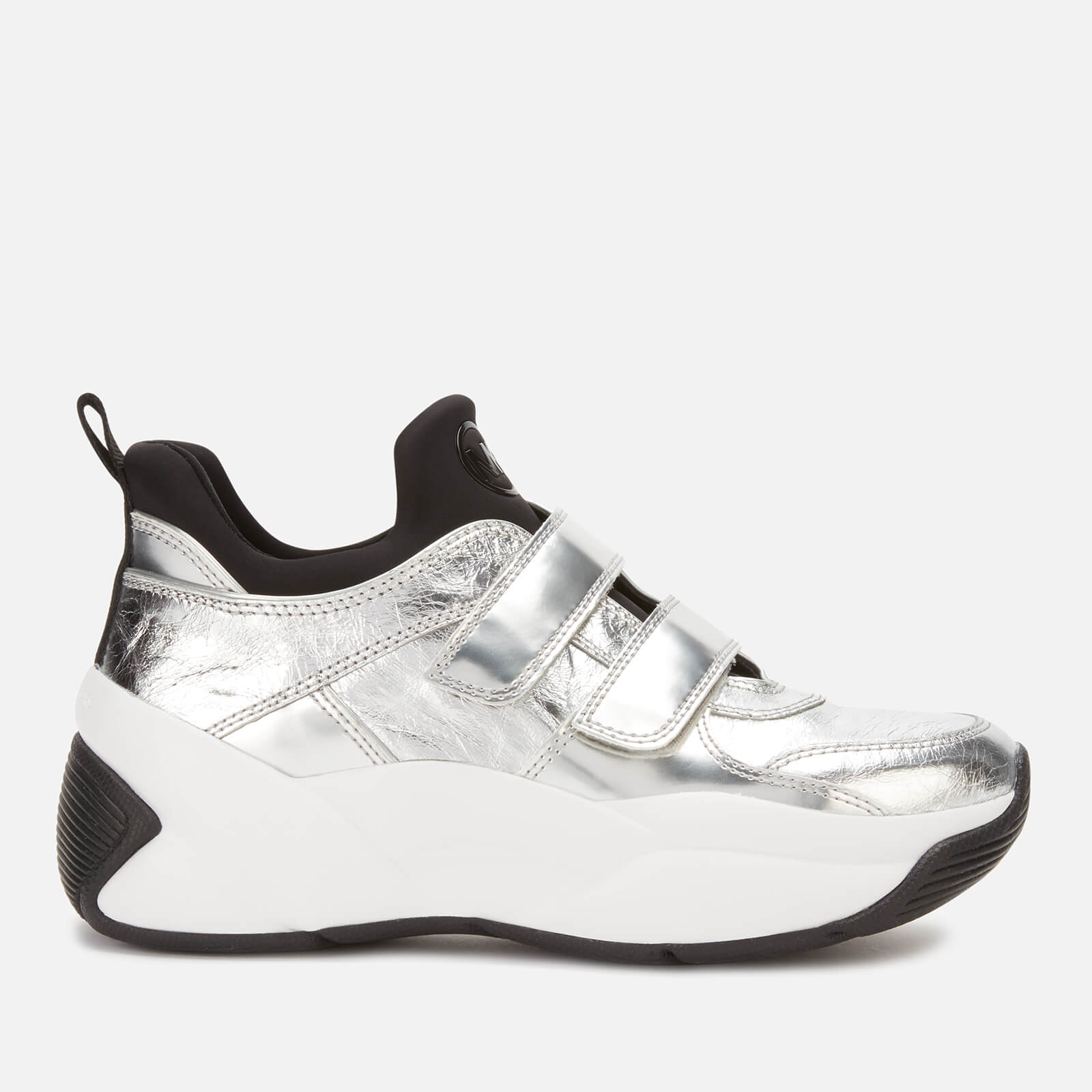 MICHAEL MICHAEL KORS Women's Keeley Velcro Chunky Trainers - Silver/Black -  UK 3 | Allsole