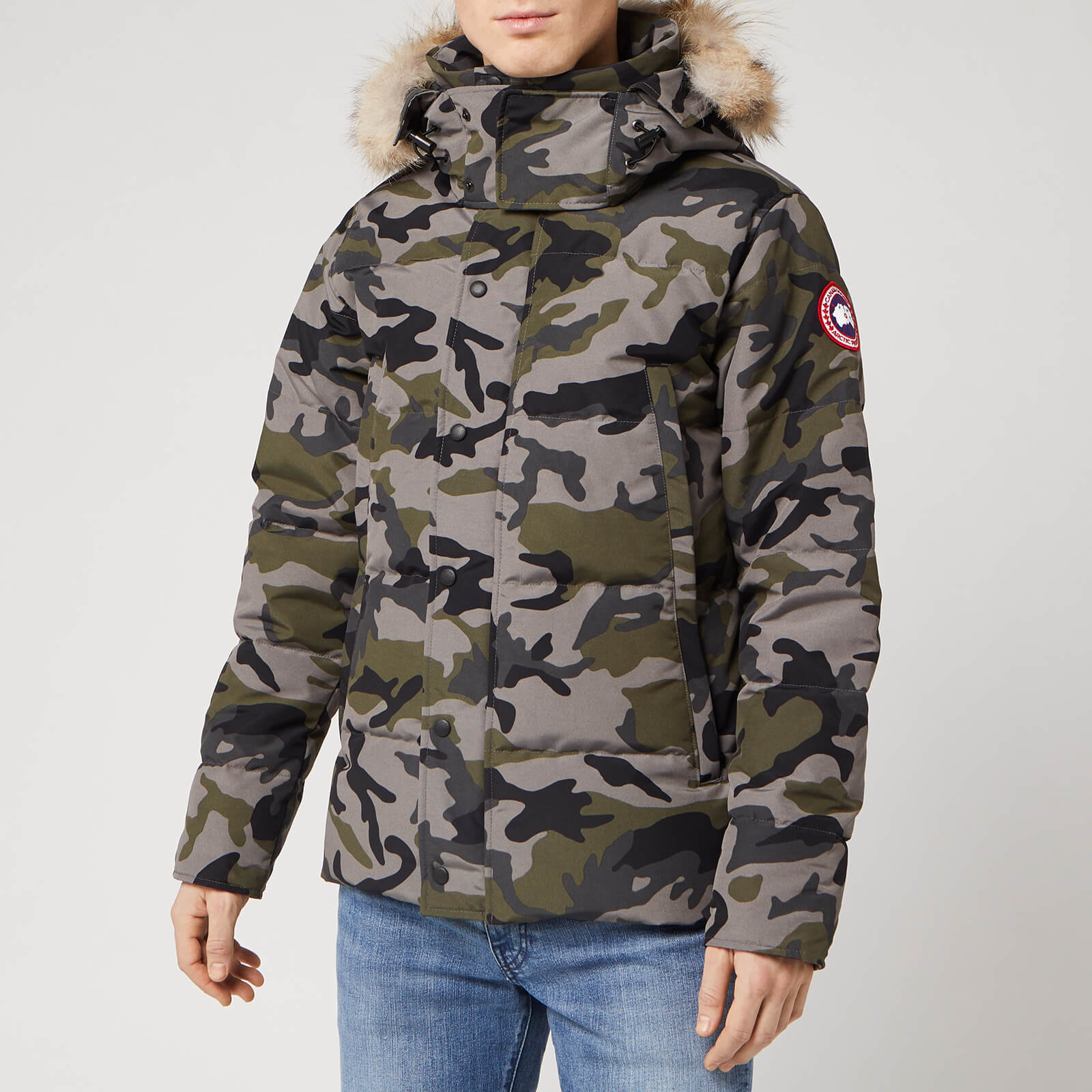Canada Goose Men s Wyndham Parka Jacket Classic Camo Coggles