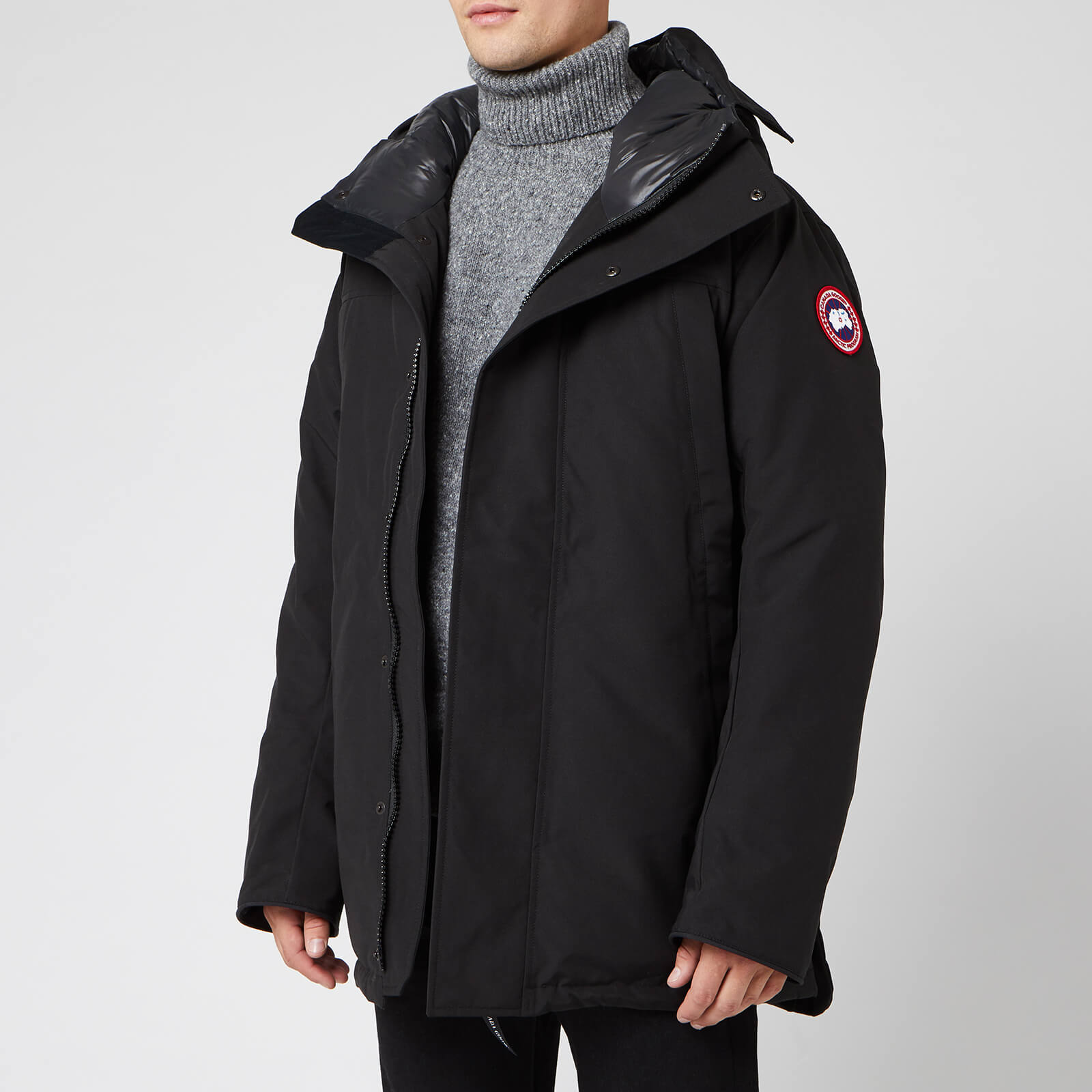 Canada Goose Men s Sanford Parka Jacket Black S Coggles