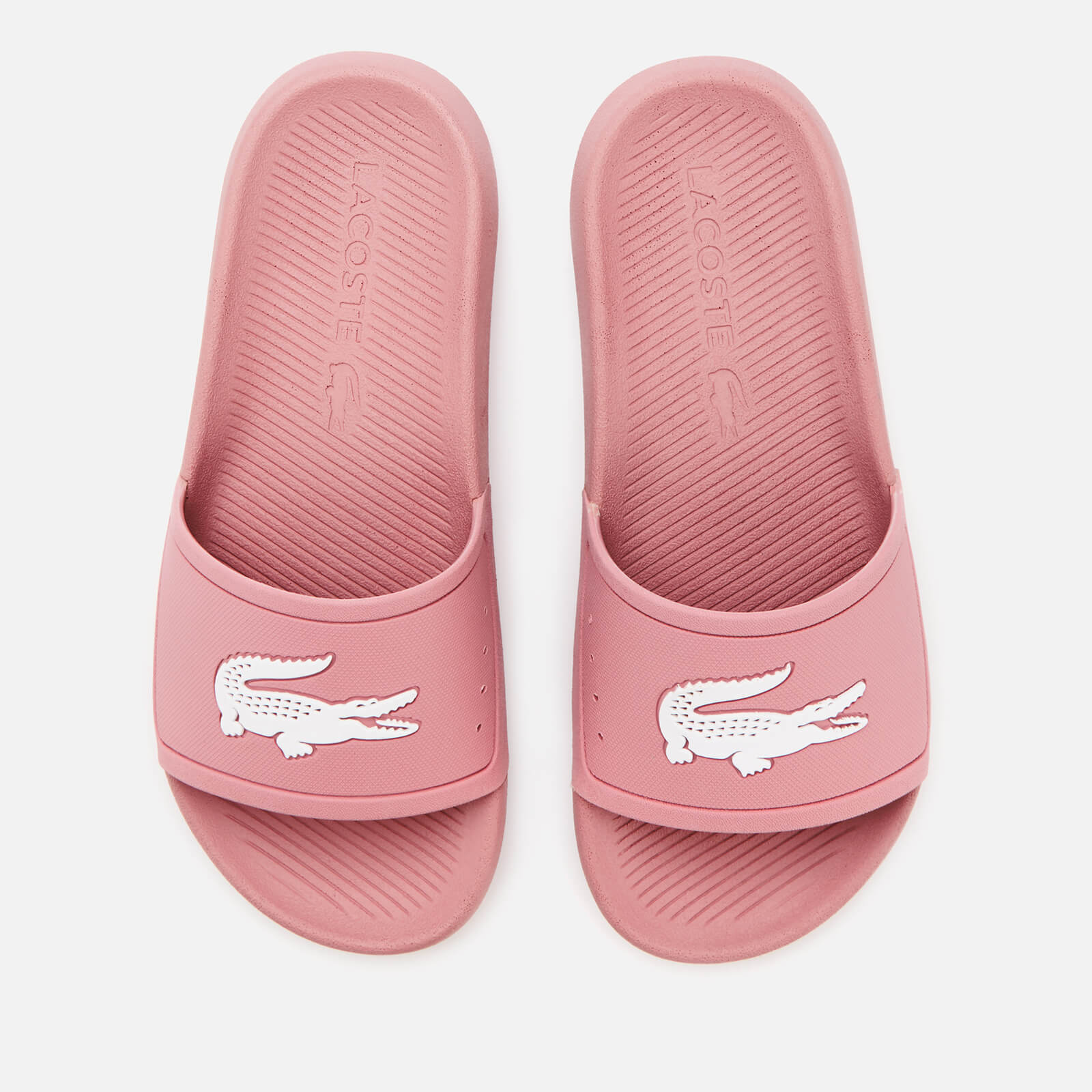 Lacoste slides hotsell womens pink
