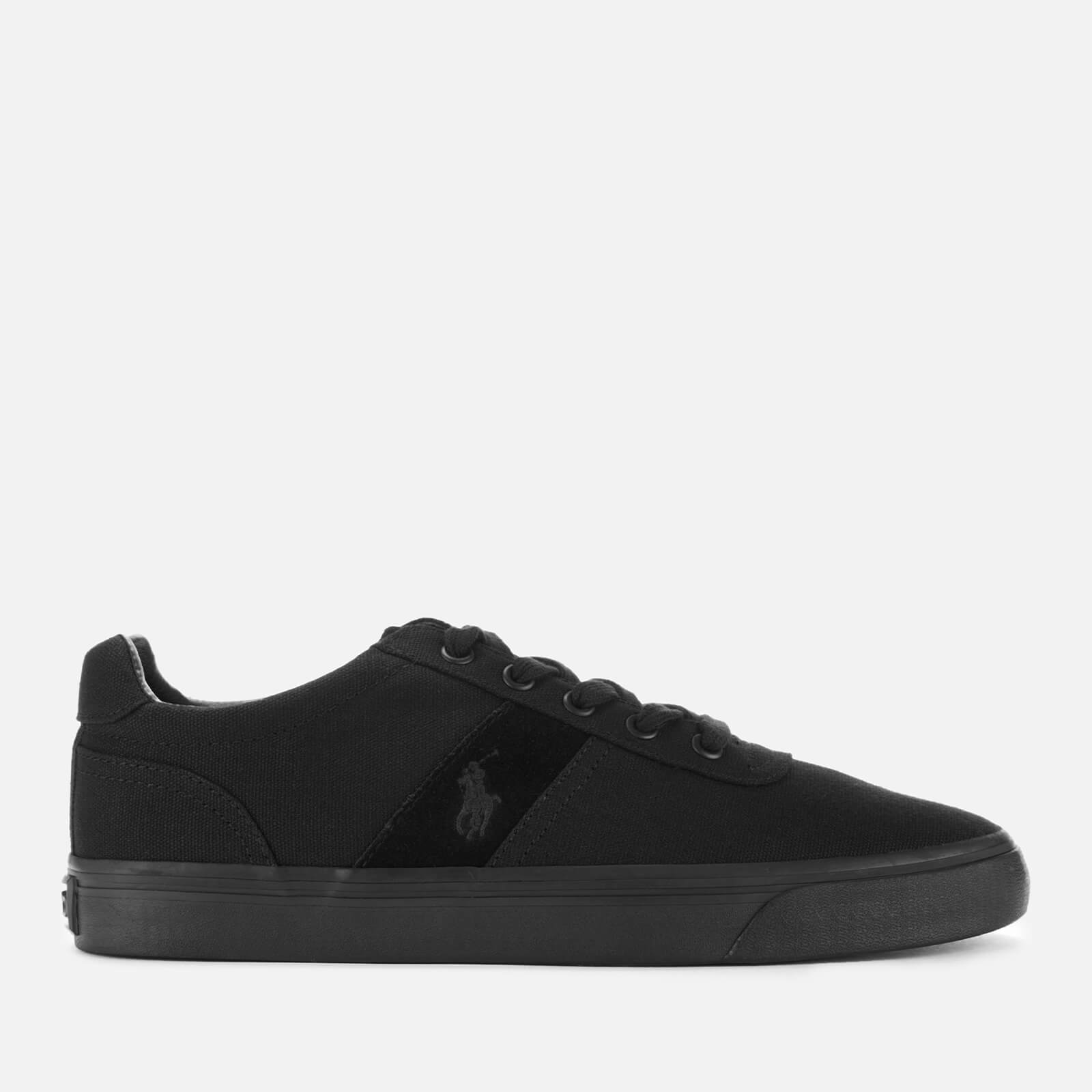 Polo ralph lauren black shoes hot sale