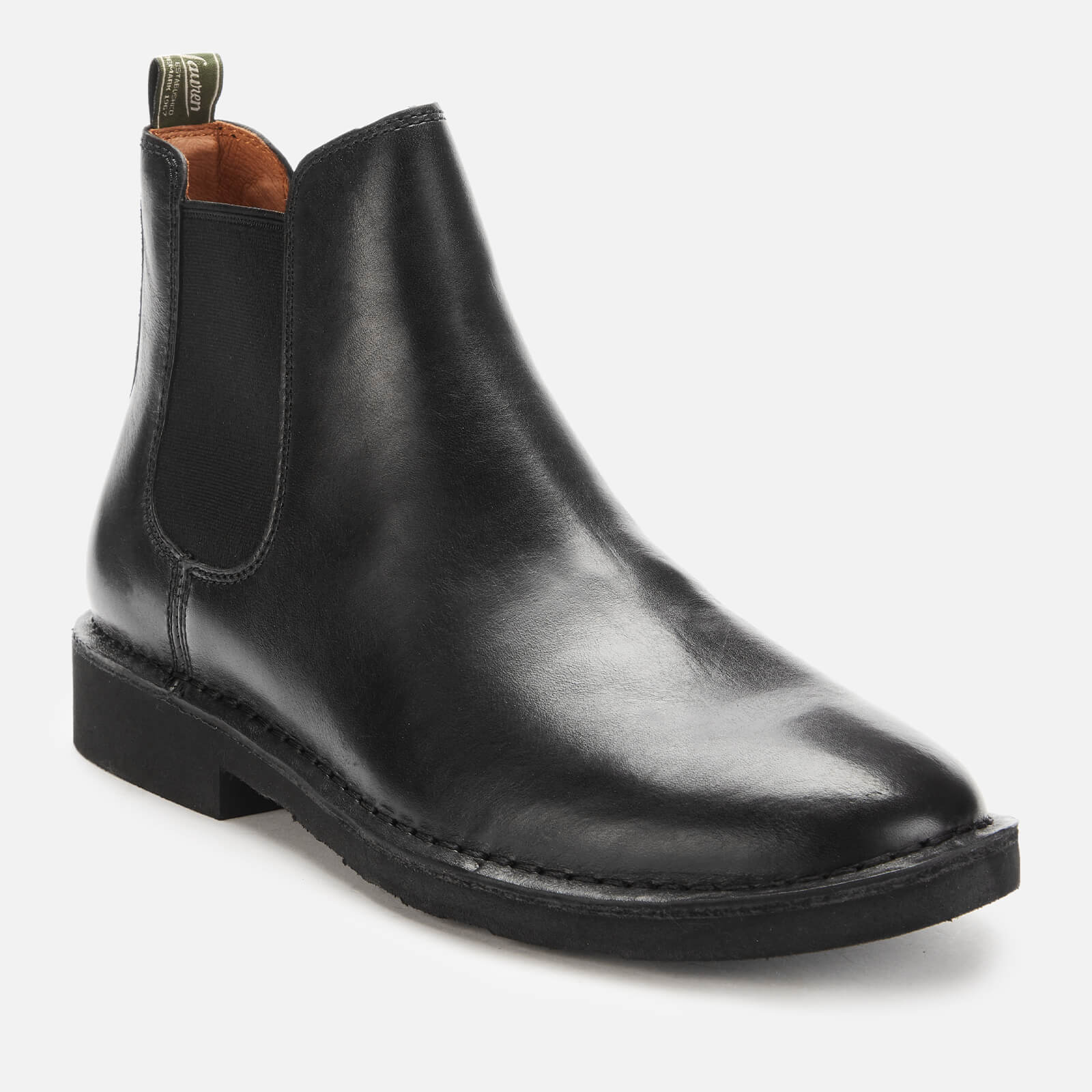 Polo Ralph Lauren Men s Talan Smooth Leather Chelsea Boots Black