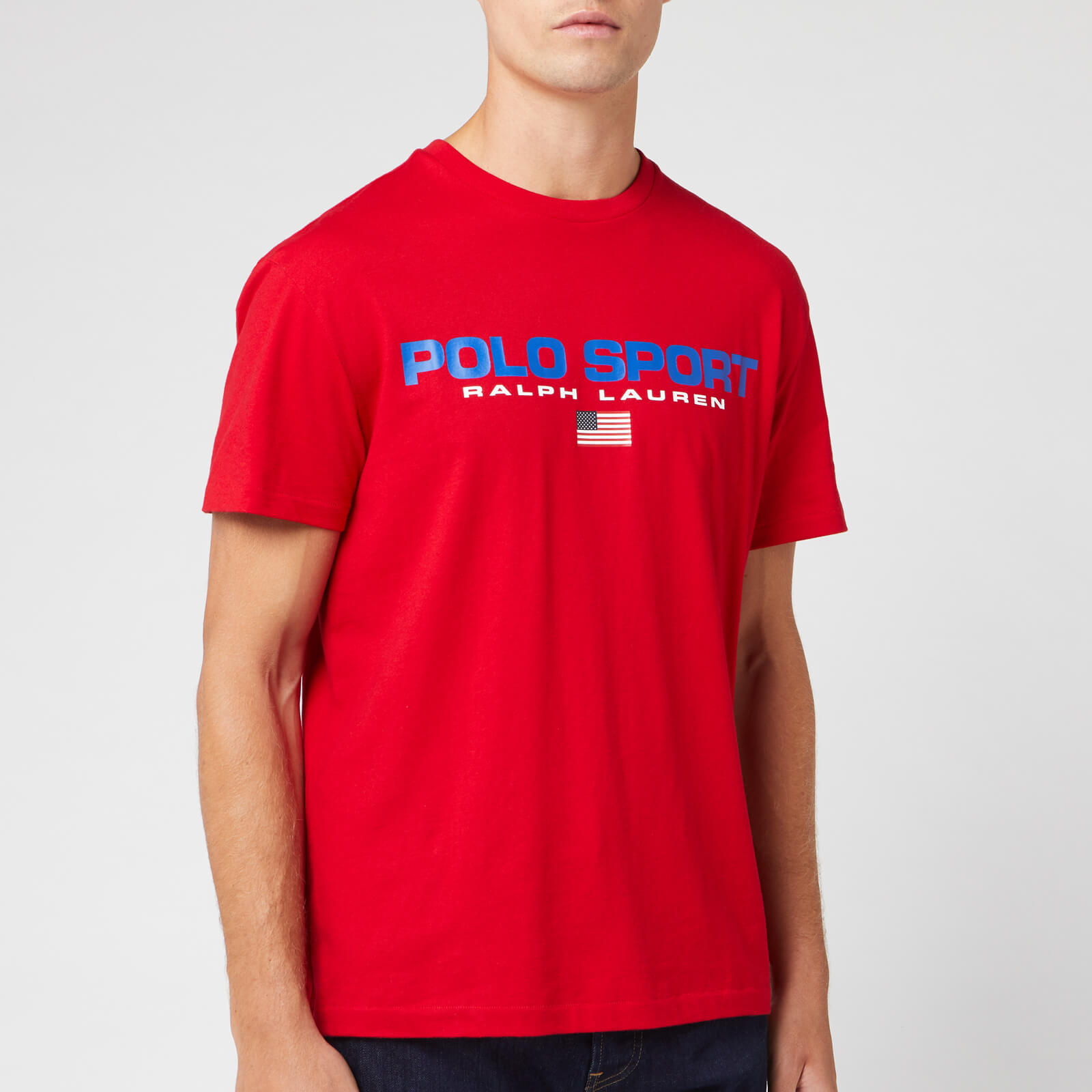 Polo Sport Ralph Lauren Men s Logo Classic Fit T Shirt Red S Coggles