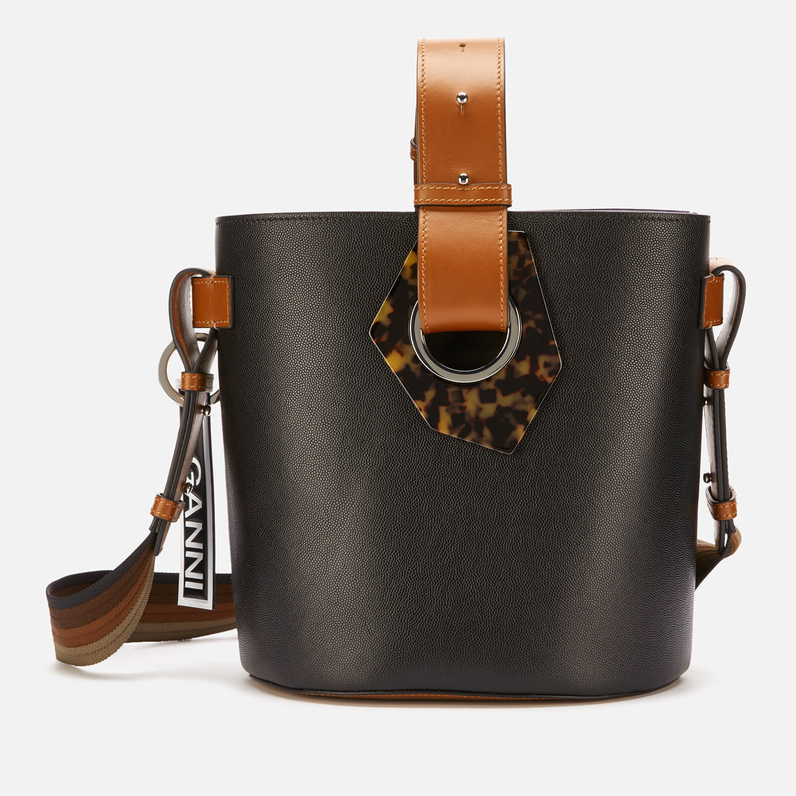 クラッチバッグ GANNI Woman Clutch Brown A6541 943 GANNI Woman Clutch Brown A6541 943