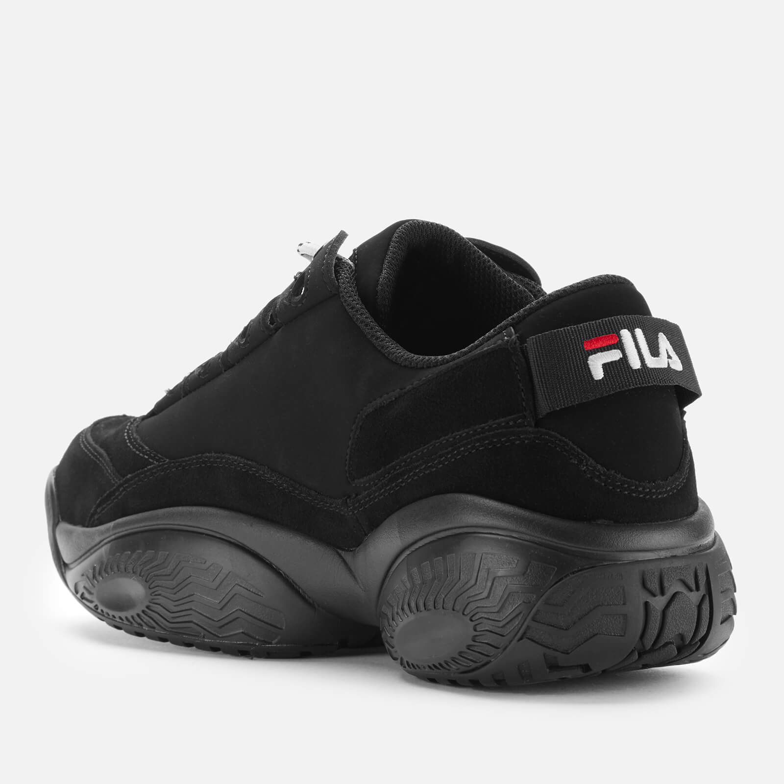 FILA Men s Provenance Trainers Black Black White Allsole