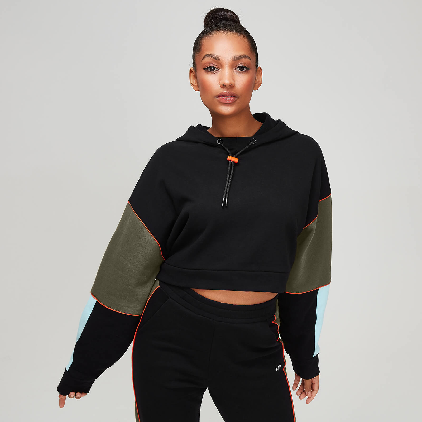 MP Rest Day Women's Cropped Hoodie - Black