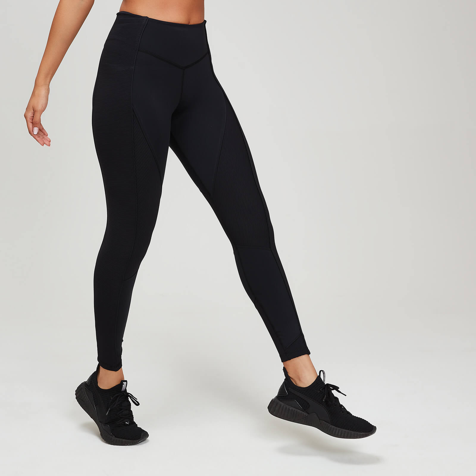 MP Women's Textured Training Leggings - Black