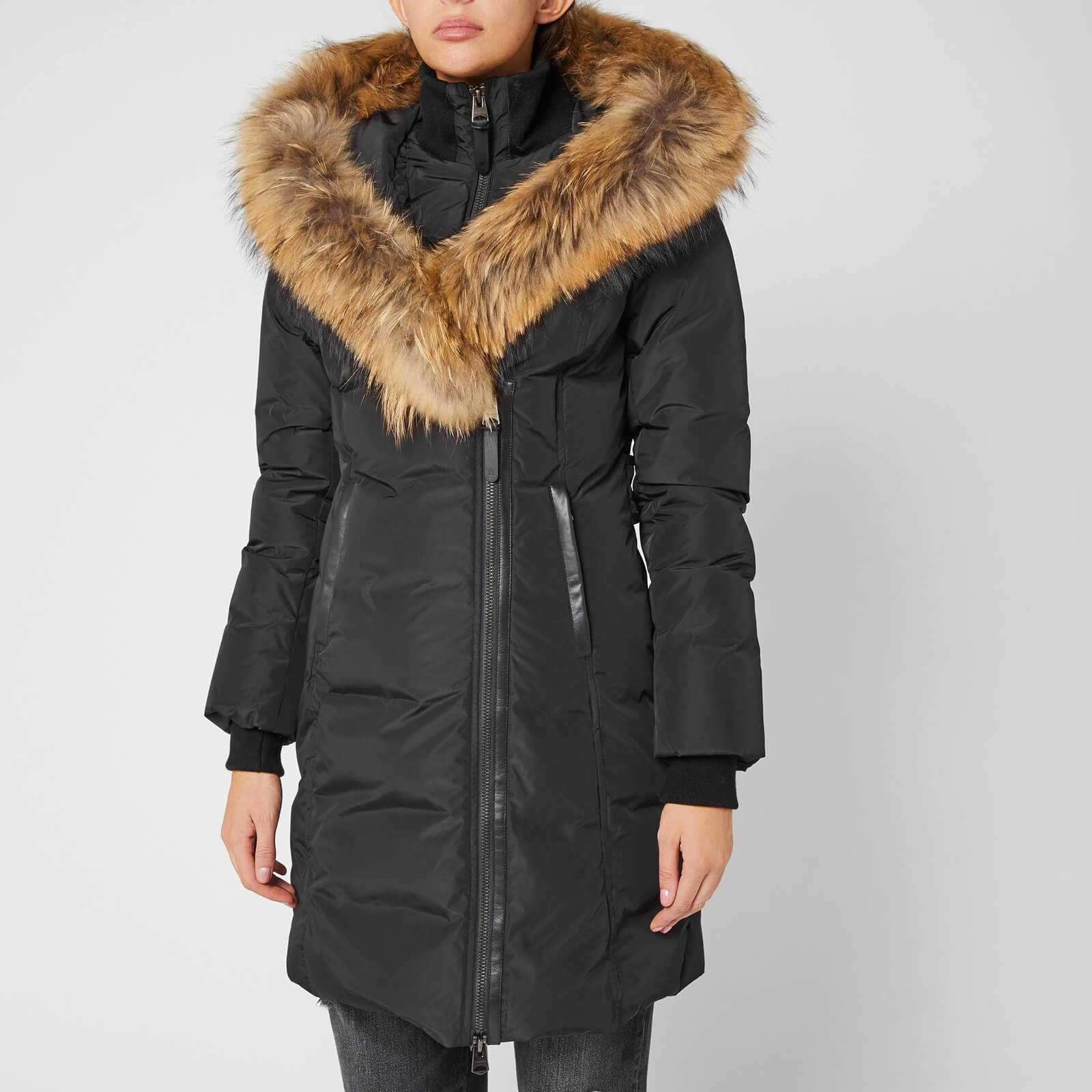 Kay lavish fur hot sale trim down coat