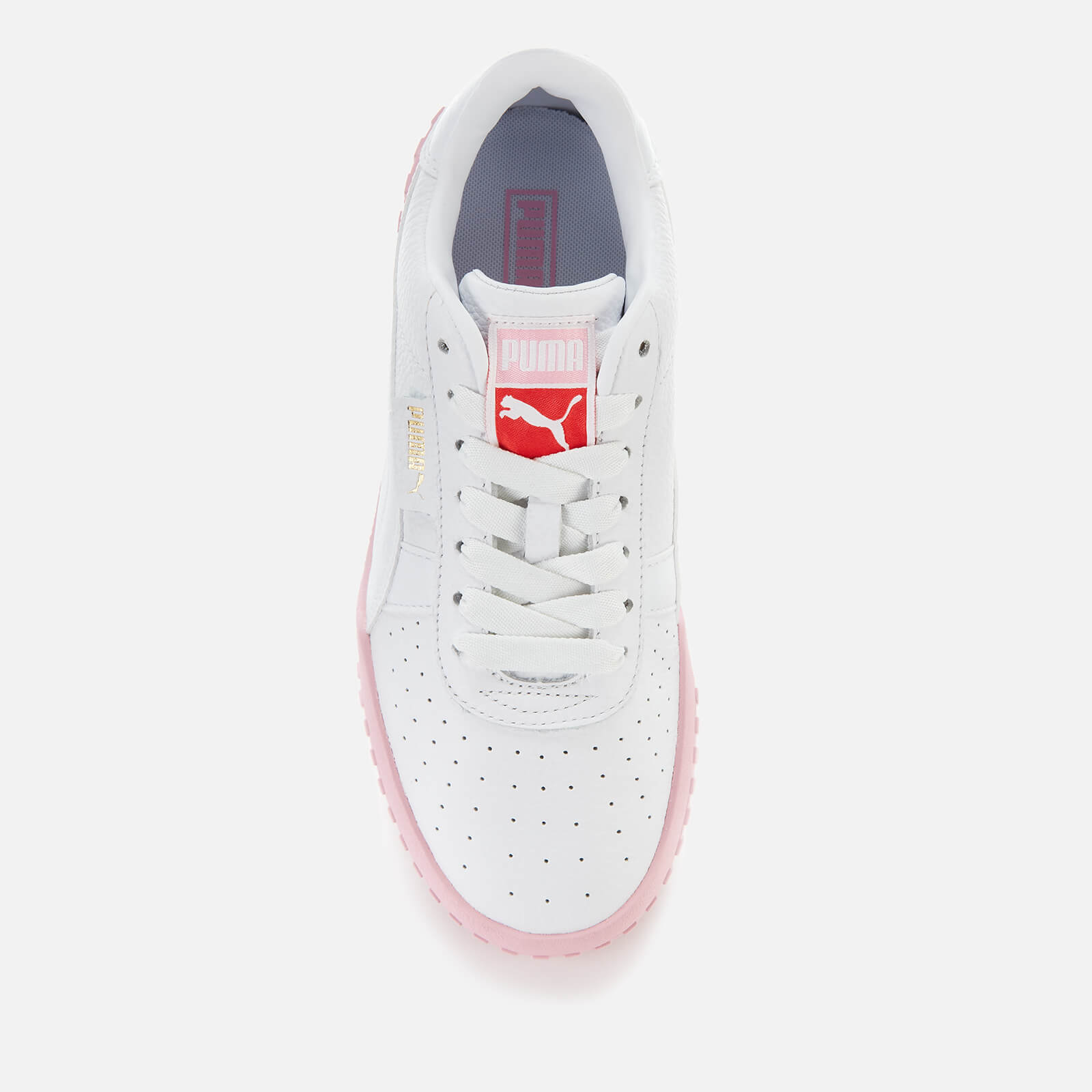 Puma Women s Cali Trainers Puma White Pink Allsole