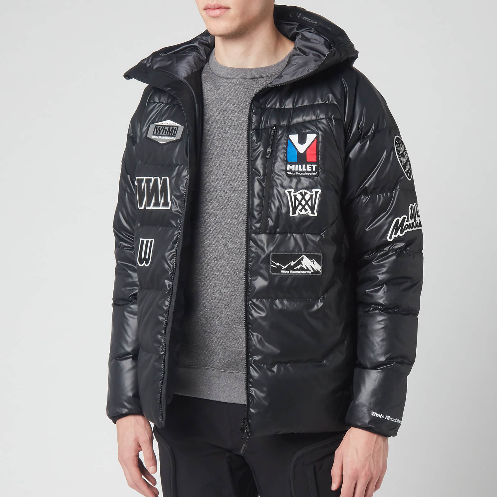 注目のブランド - Jacket Down Men's Millet X Mountaineering White Black S - トップス