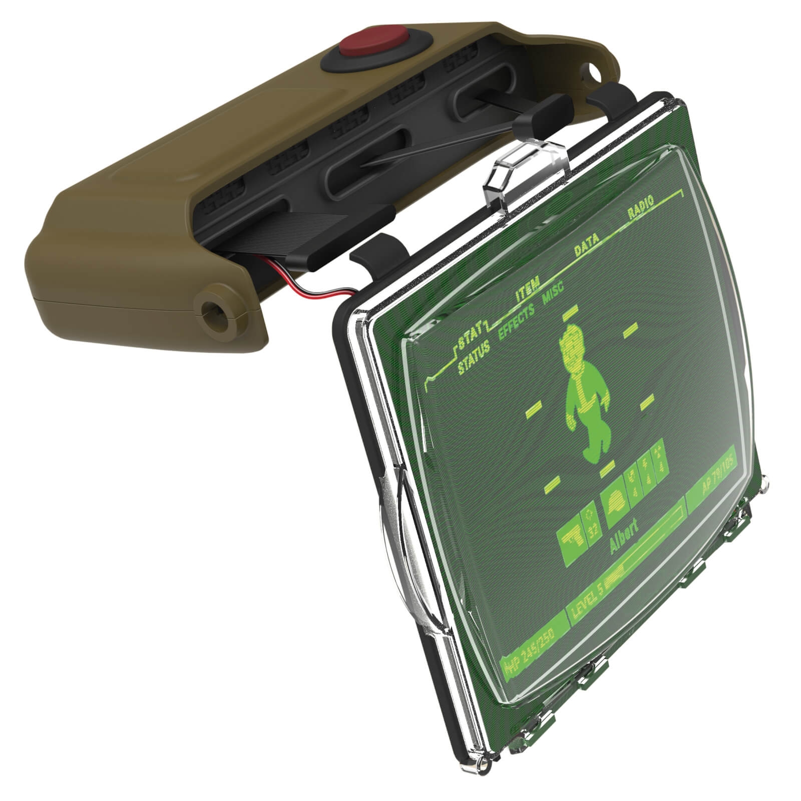 The Wand Company Fallout Pip-Boy Light-up Screen: Upgrade Module