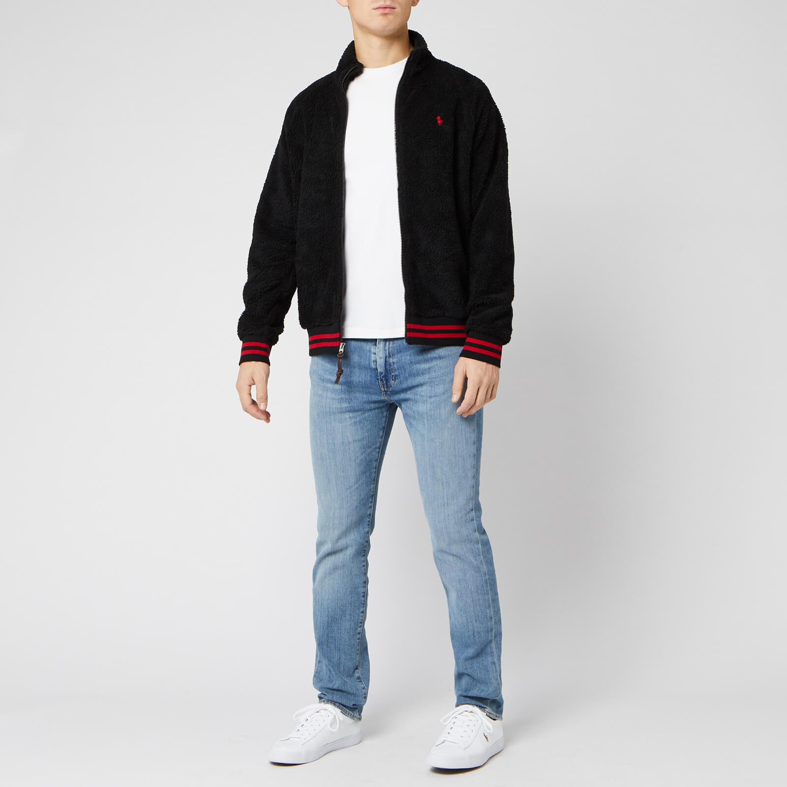 Polo Ralph Lauren Men s Full Zip Sherpa Jacket Black M Coggles