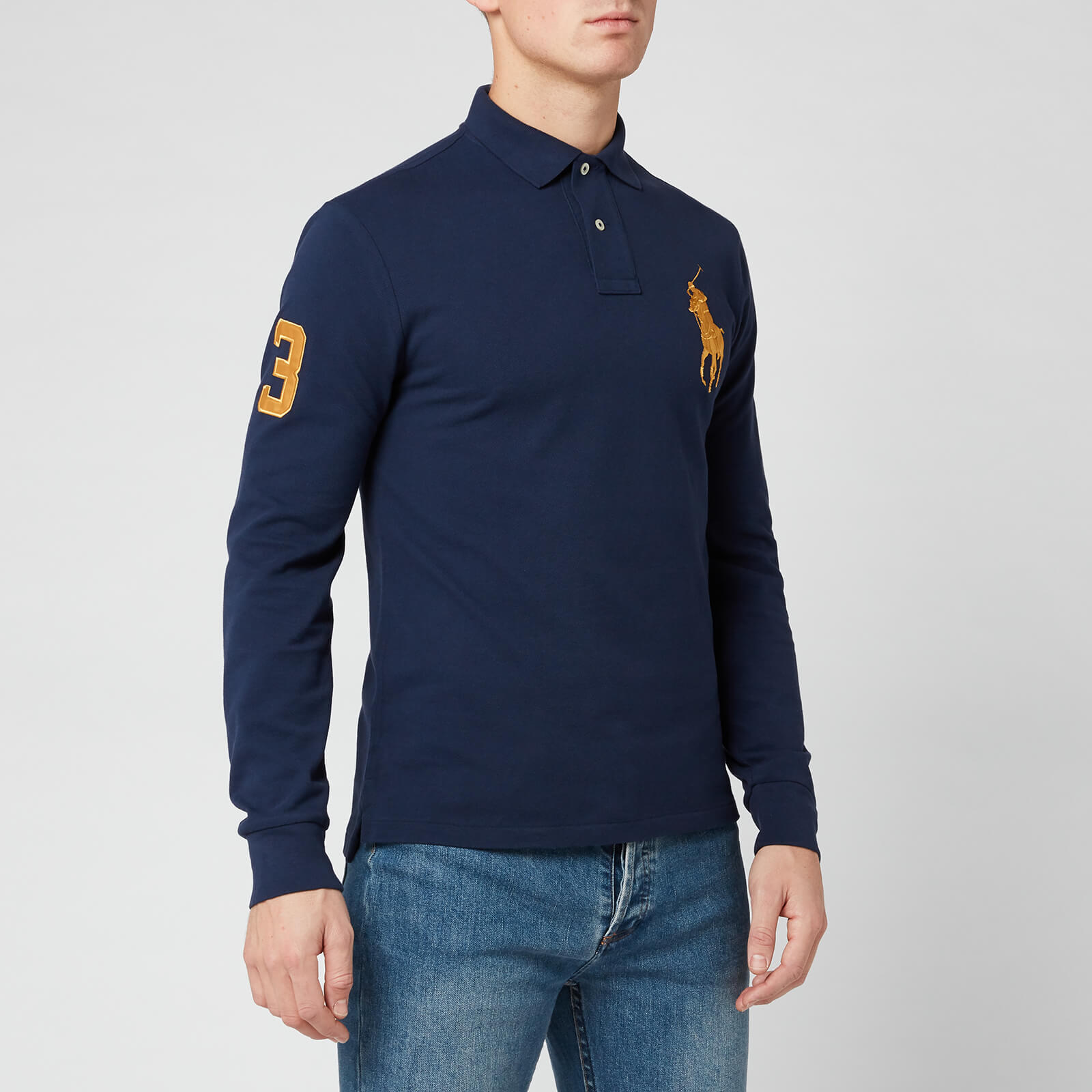 Polo Ralph Lauren Men's Long Sleeve Big Polo Shirt - Newport