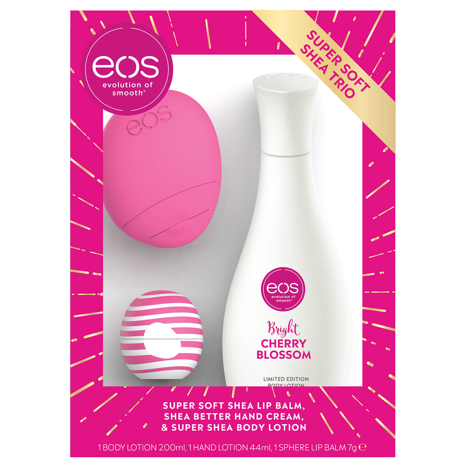 EOS Cherry Blossom Super Soft Shea Trio (Limited Edition)