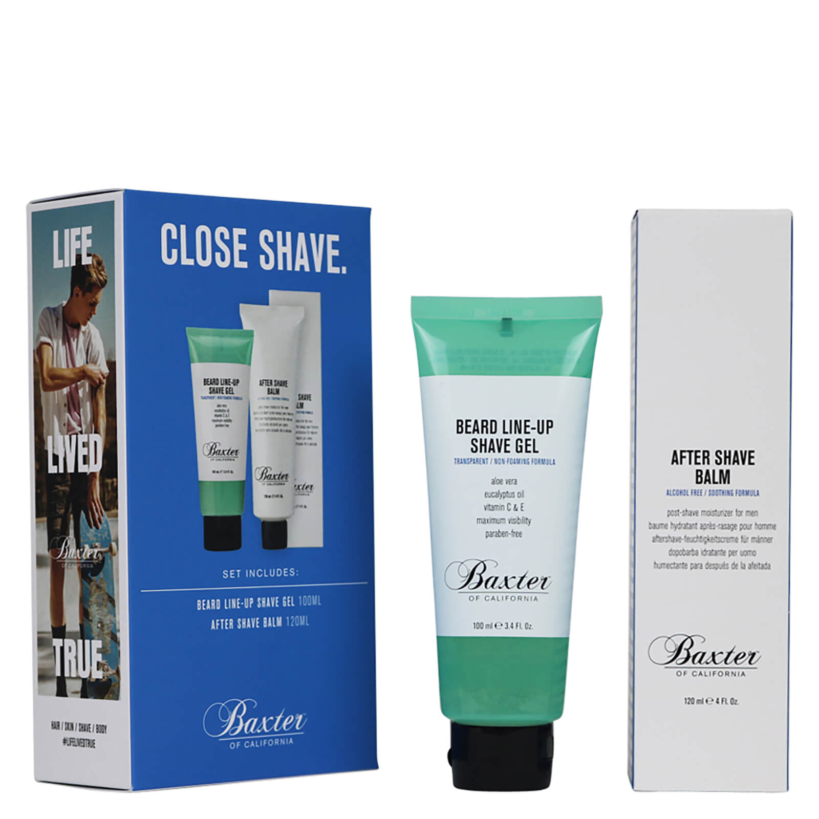 Baxter of California Close Shave Men's Grooming Kit