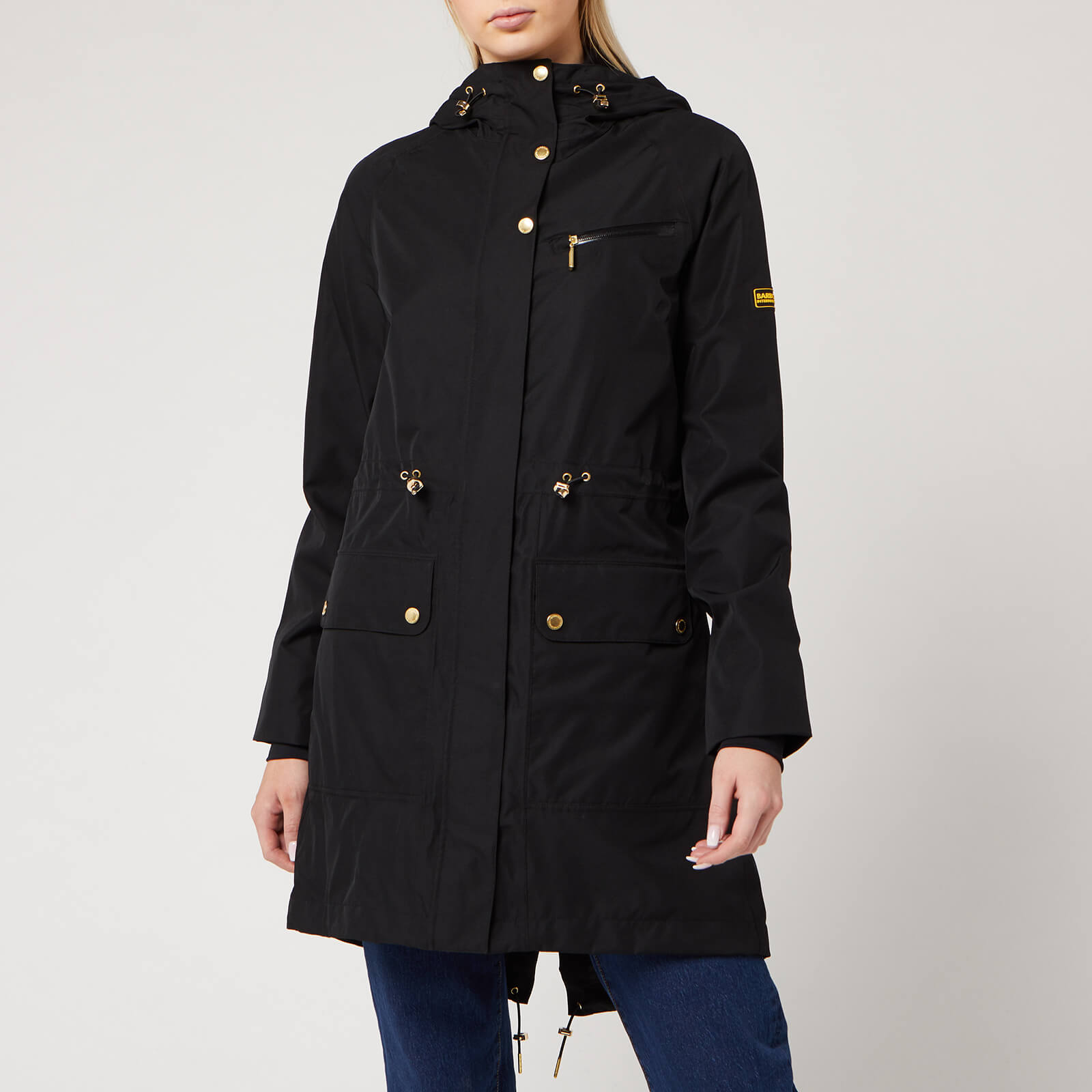 Barbour International Women s Zone Jacket Black UK 8 Coggles