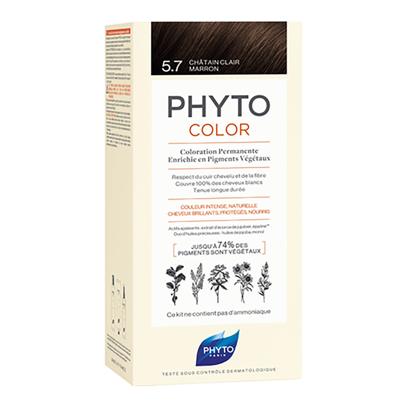 Phyto Hair Colour by Phytocolor - 5.7 Light Chestnut 180g