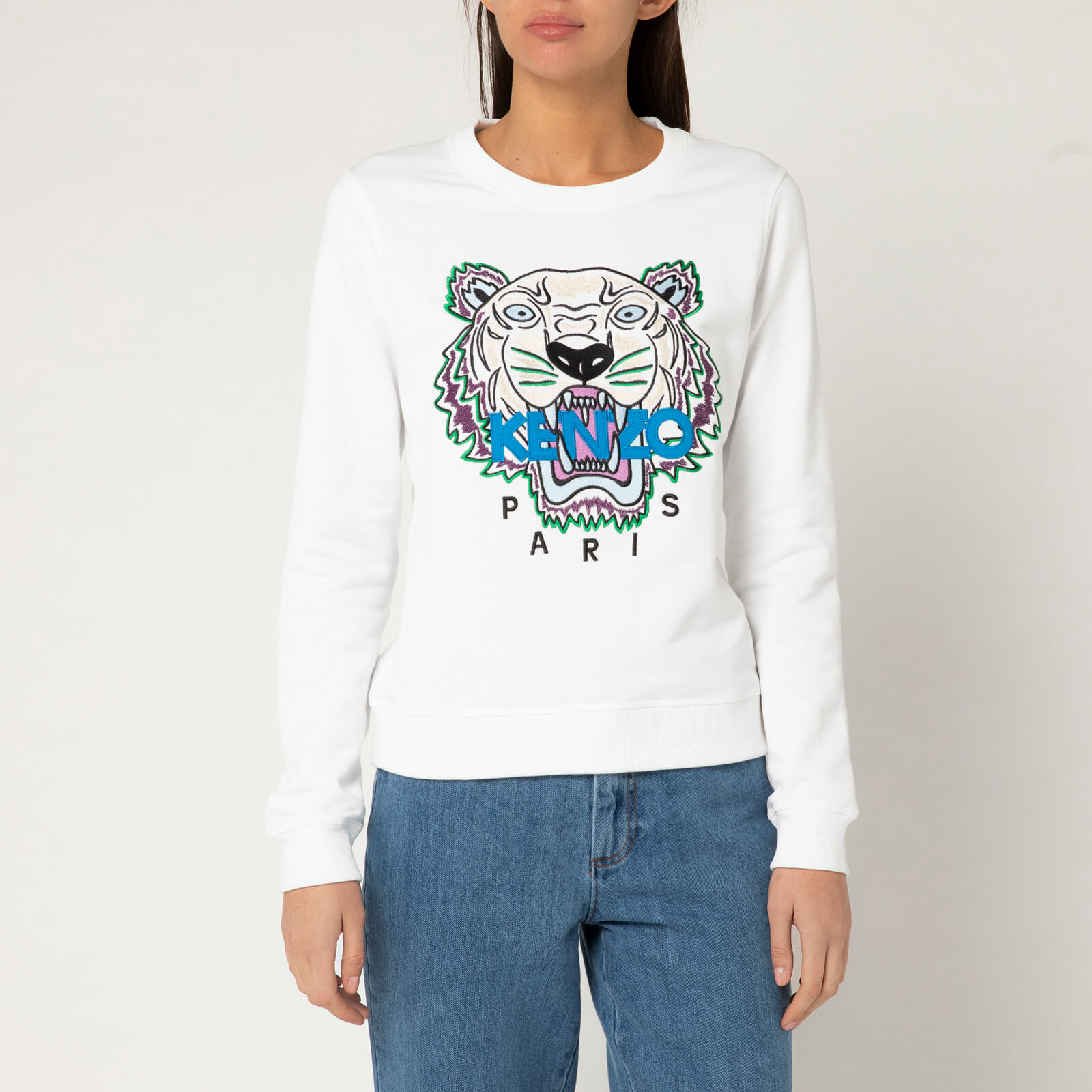 Kenzo white sweatshirt outlet
