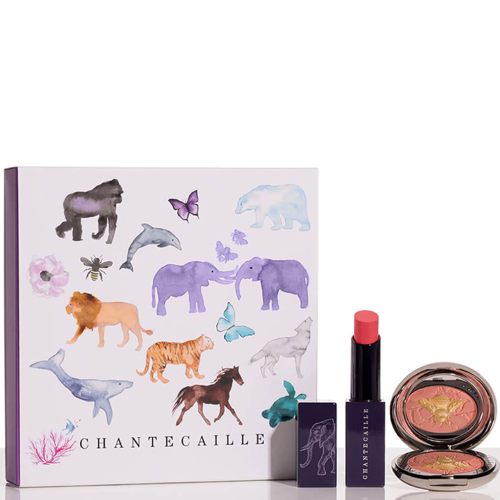 Chantecaille Wild Pairs Set: Cheek and Lip Duo - Emotion