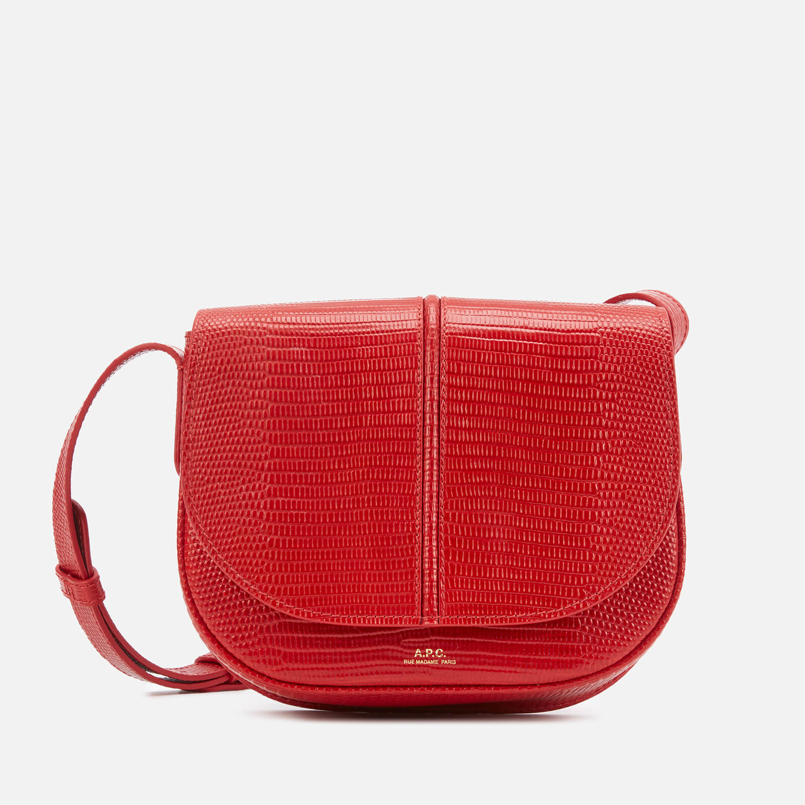 A.P.C. Women's Betty Lizard Shoulder Bag - Red | Coggles A.P.C. Women's Betty Lizard Shoulder Bag - Red | Coggles