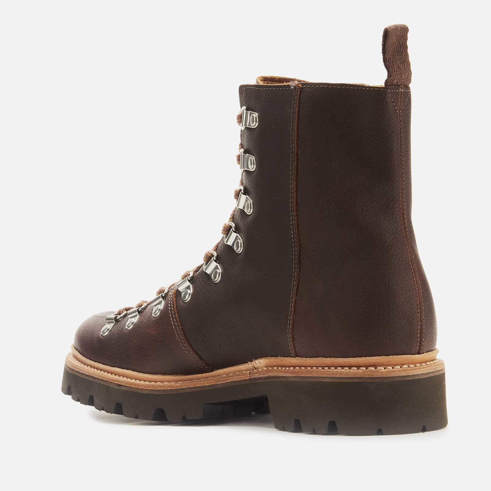 Grenson Men s Brady Leather Hiking Style Boots Brown Coggles
