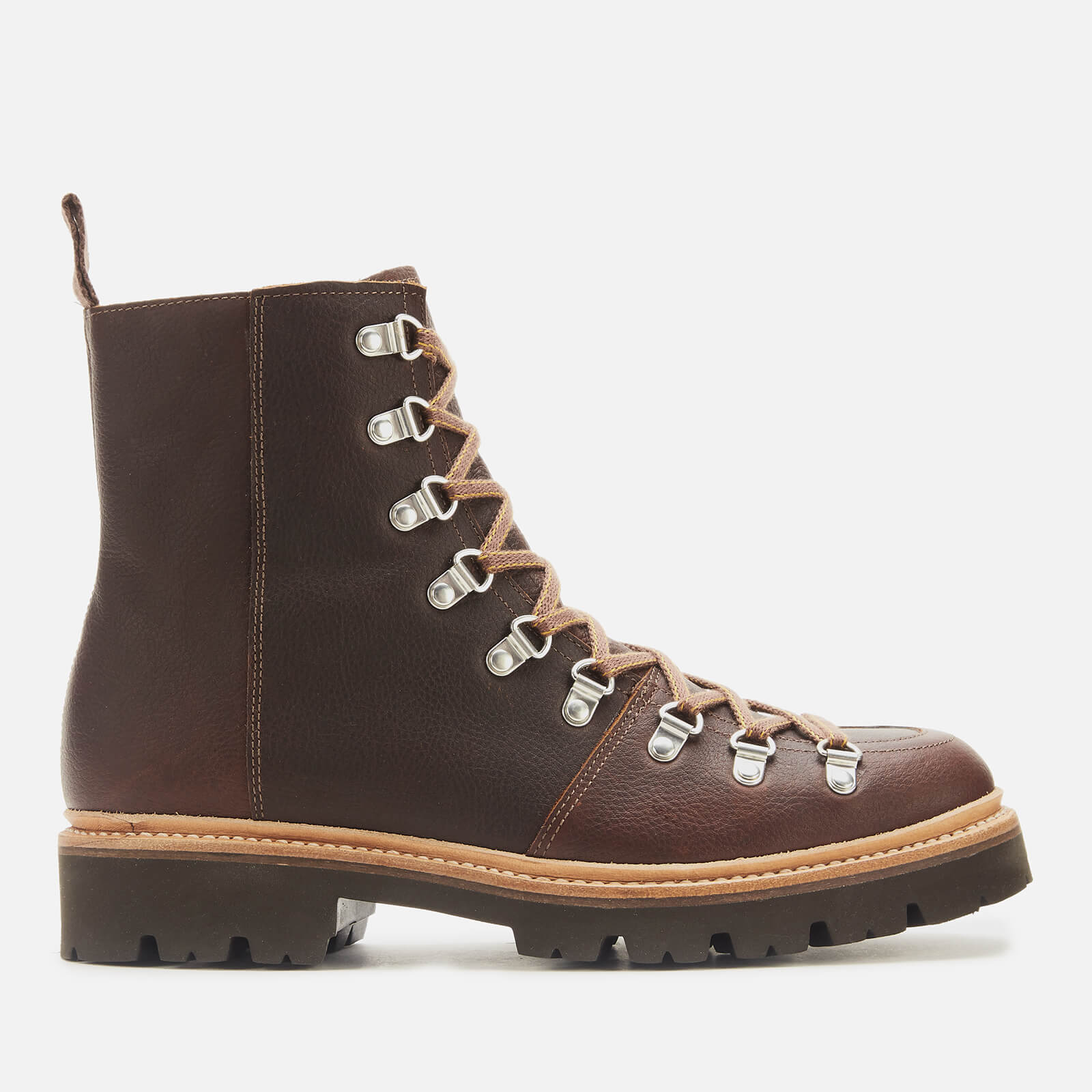 Grenson Men s Brady Leather Hiking Style Boots Brown Coggles