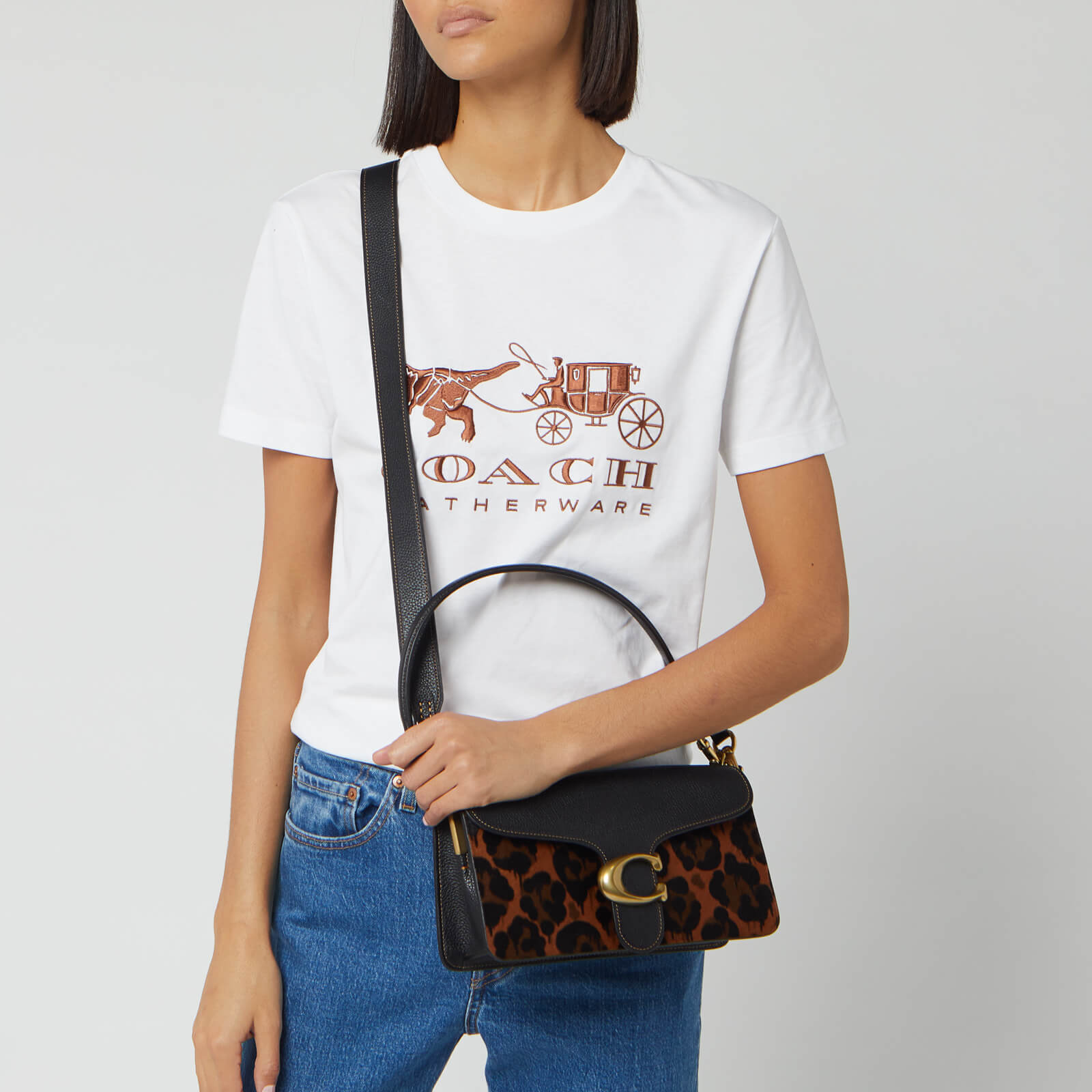 Coach Women s Wild Beast Haircalf Tabby Shoulder Bag 26 Wild Beast Coggles