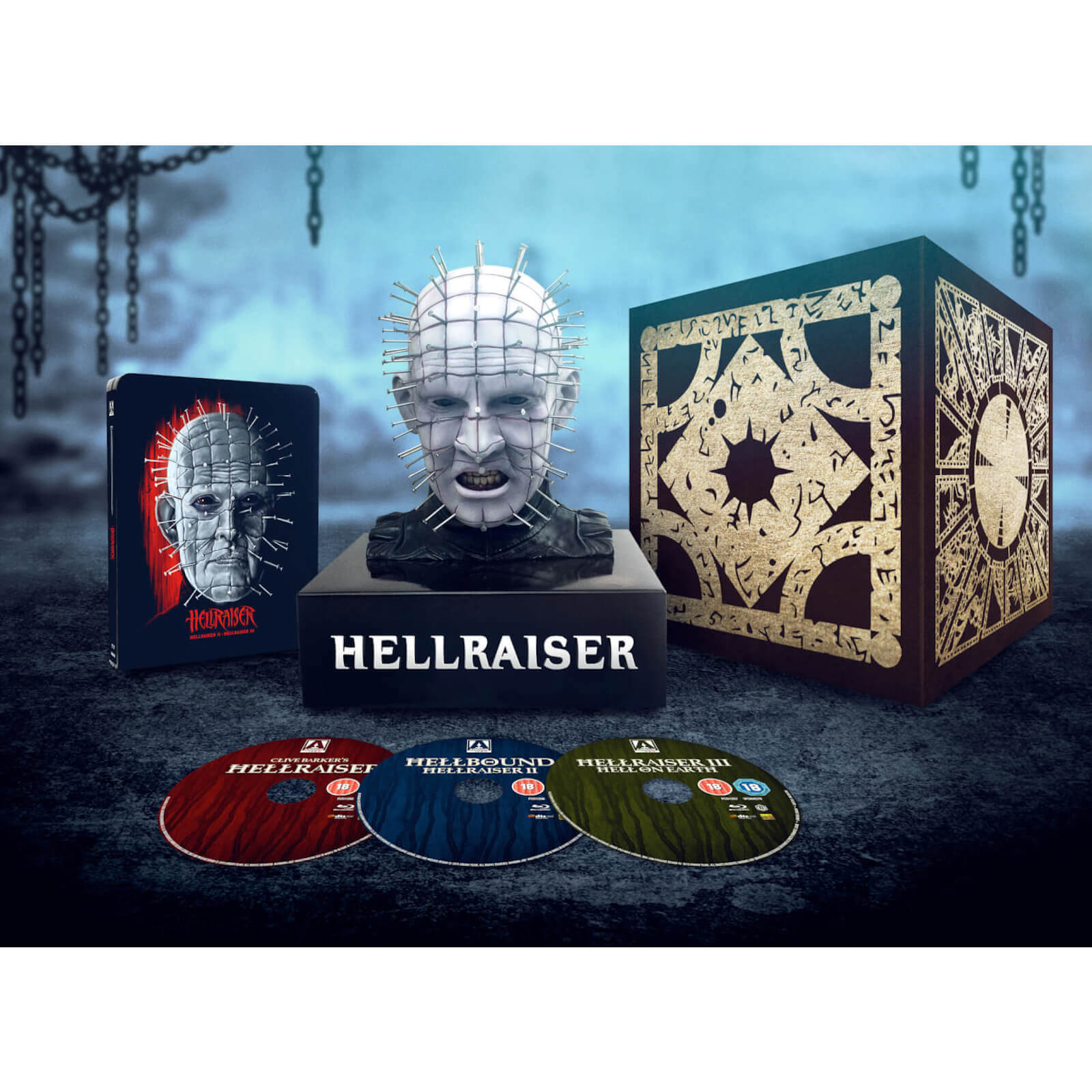 Hellraiser Trilogy | Pinhead Statue | Limited Edition SteelBook