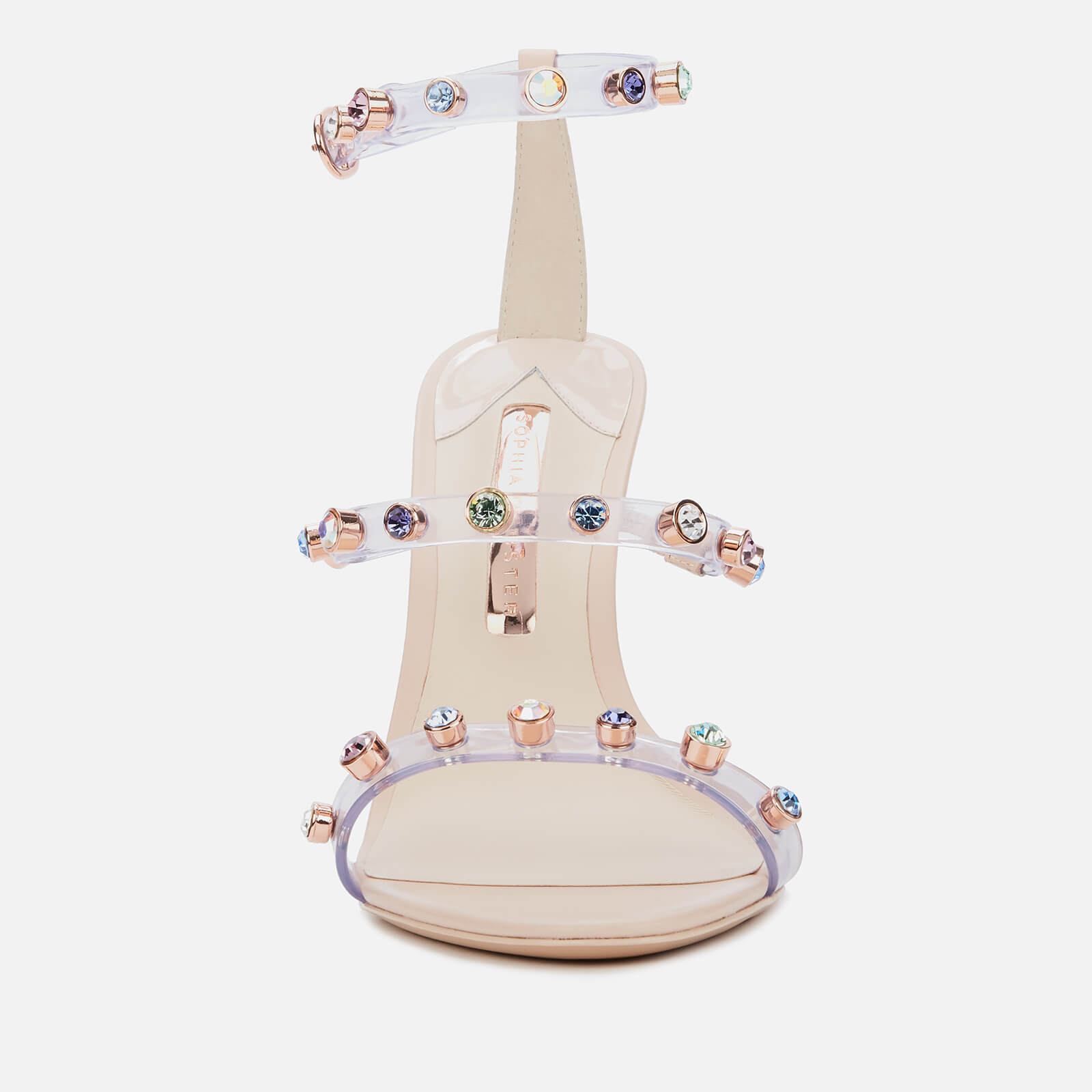 Sophia Webster Women s Rosalind Gem Triple Strap Heeled Sandals Dusty Coggles
