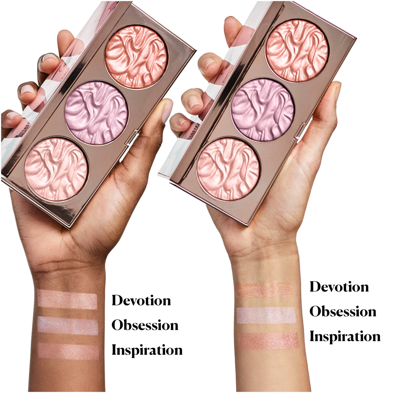 フェイスカラー Laura Mercier Face Illuminator Palette LAURA MERCIER FACE ILLUMINATOR HIGHLIGHTING PALETTE, 3 FULL SIZE