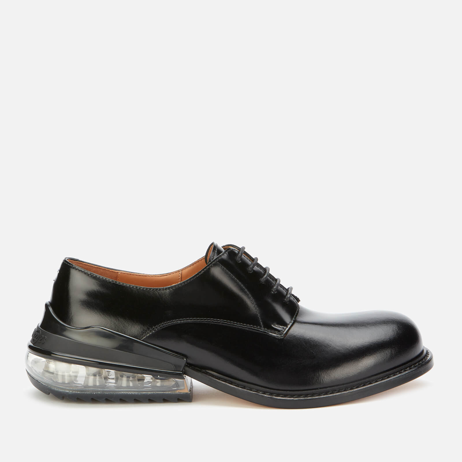 Maison Margiela lace-up Leather Derby Shoes | Black | FARFETCH