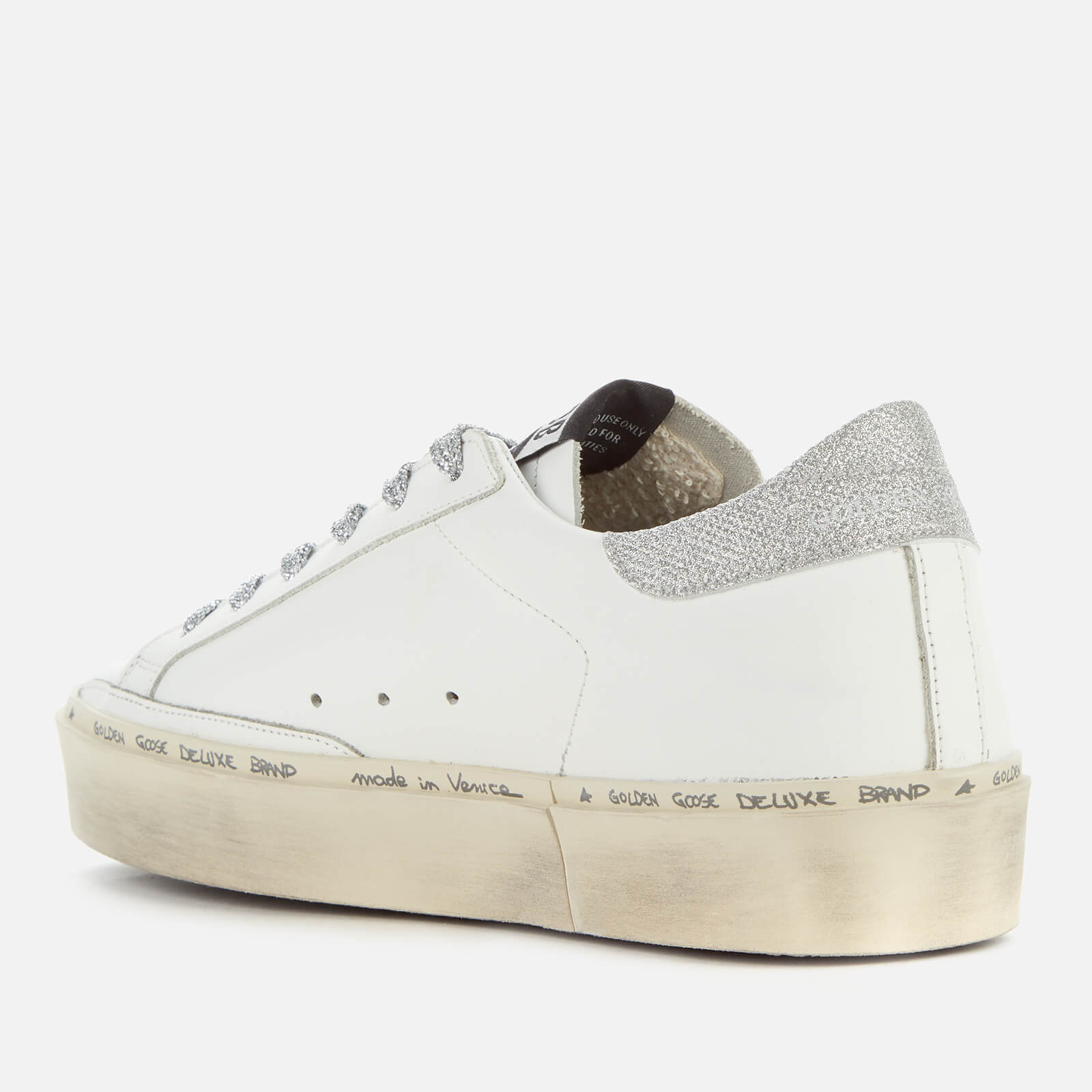 Golden Goose Women's Hi Star Flatform Trainers - White Golden Goose Women's Hi Star Flatform Trainers - White