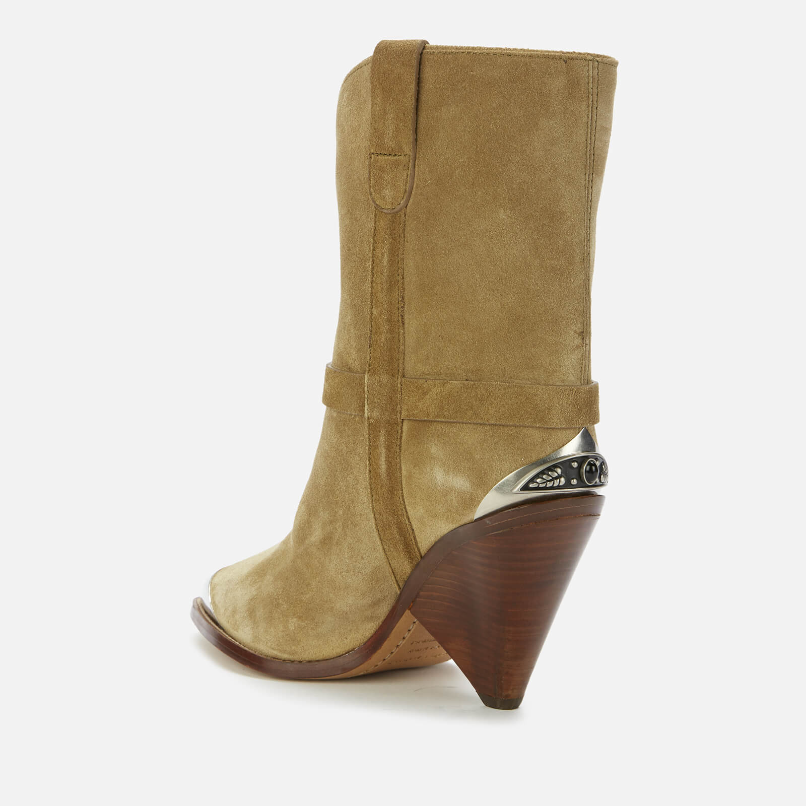 Isabel marant lamsy suede ankle boots hot sale