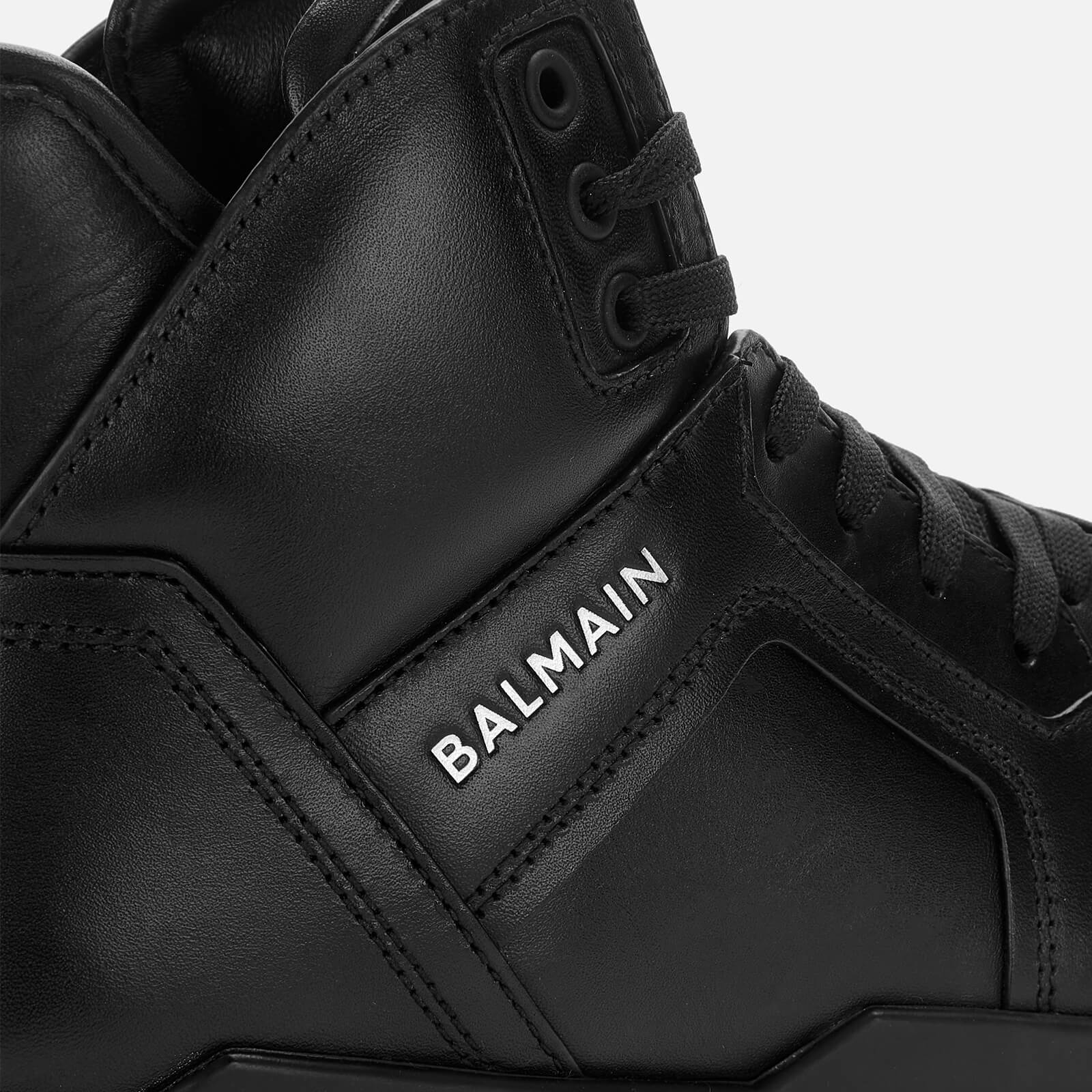 Balmain Men's B-Ball Leather Hi-Top Trainers - Black - UK 6 Balmain Men's B-Ball Leather Hi-Top Trainers - Black - UK 6