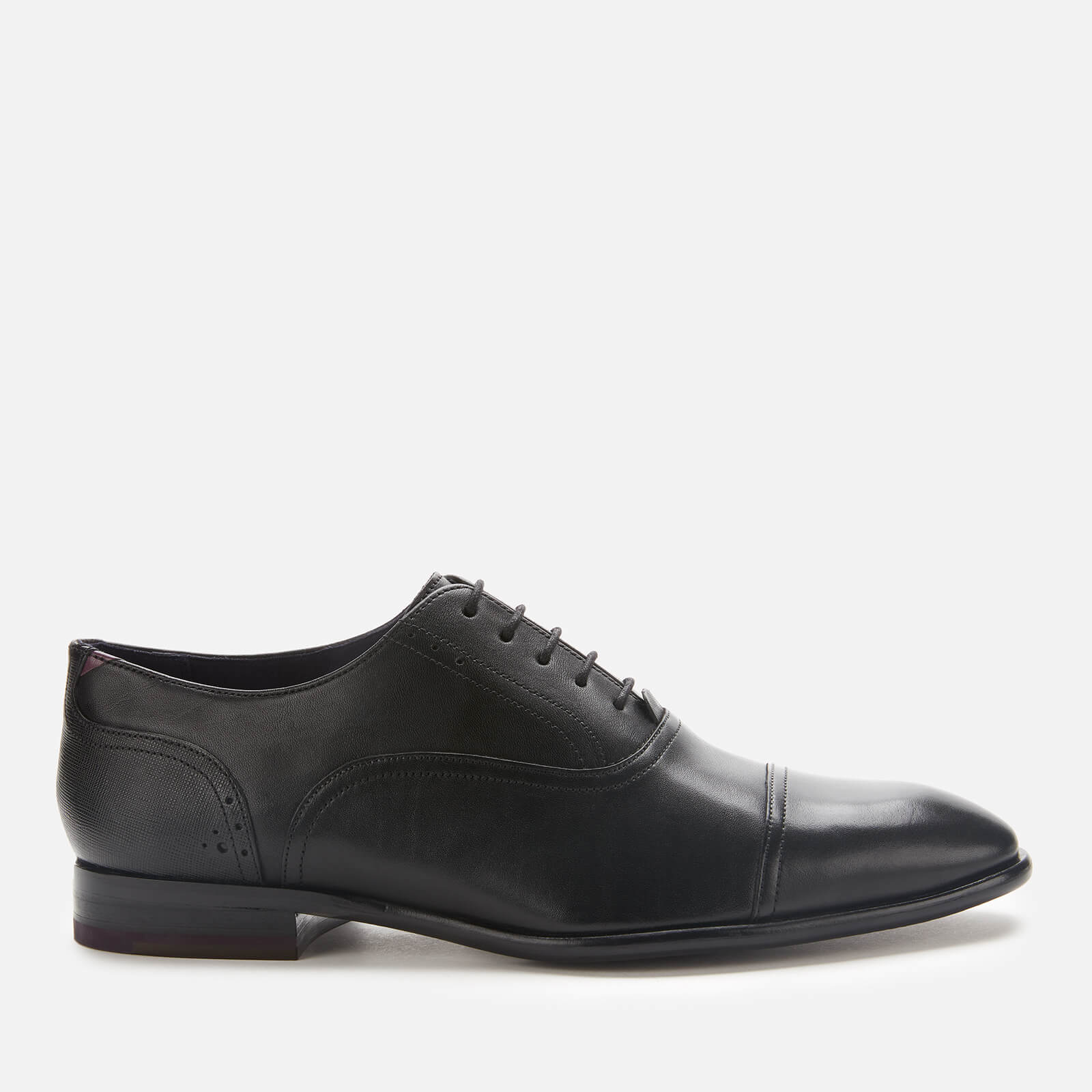 Ted Baker Men s Circass Leather Toe Cap Oxford Shoes Black Allsole