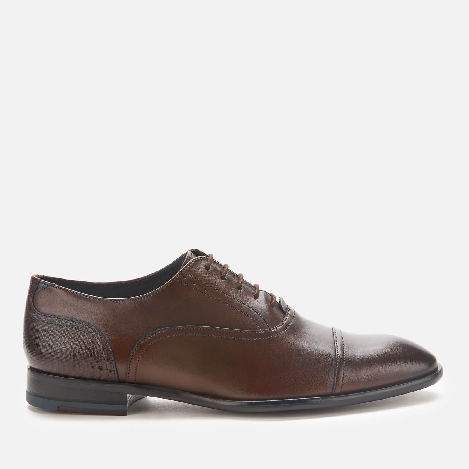 Ted Baker Men s Circass Leather Toe Cap Oxford Shoes Brown Allsole