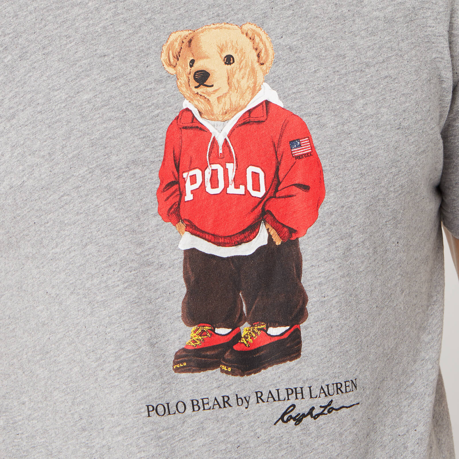 Polo Ralph Lauren Men's Bear Logo T-Shirt - Andover Heather