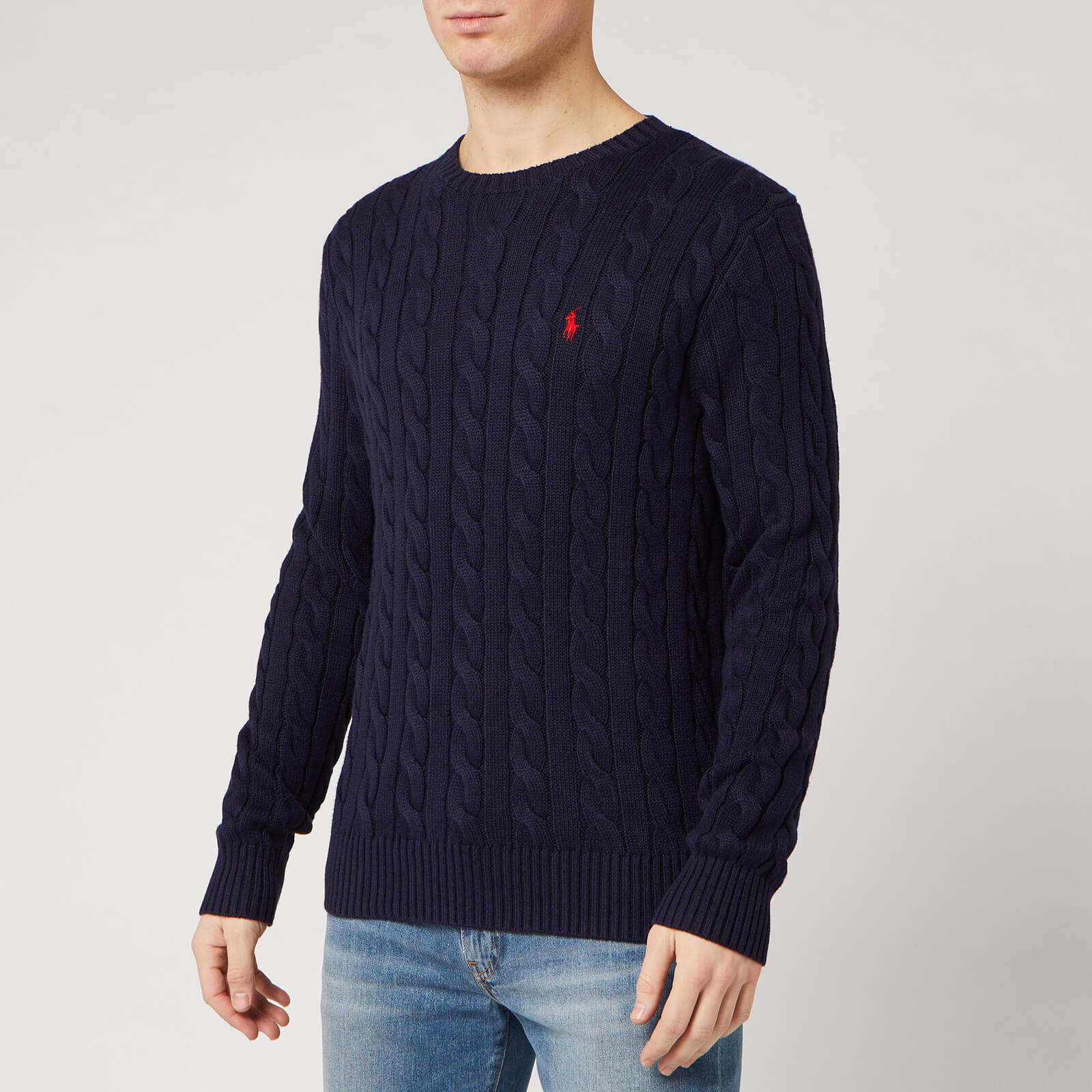 Polo Ralph Lauren Men s Roving Cotton Driver Jumper Hunter Navy
