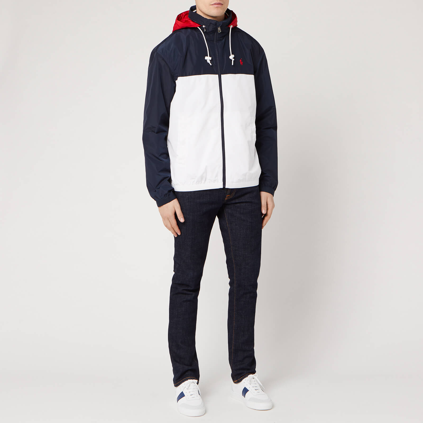 Polo Ralph Lauren Men s Amherst Jacket Aviator Navy Pure White Coggles