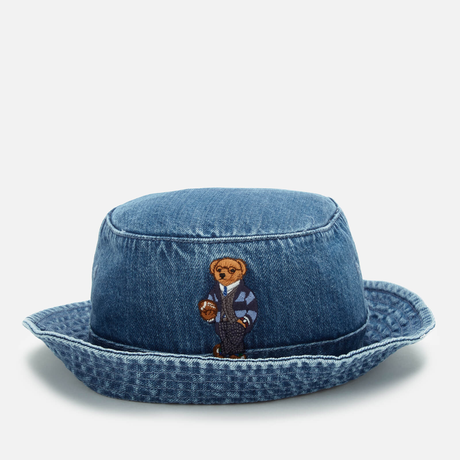 Polo Ralph Lauren Men s Bear Bucket Hat Light Wash S M Coggles