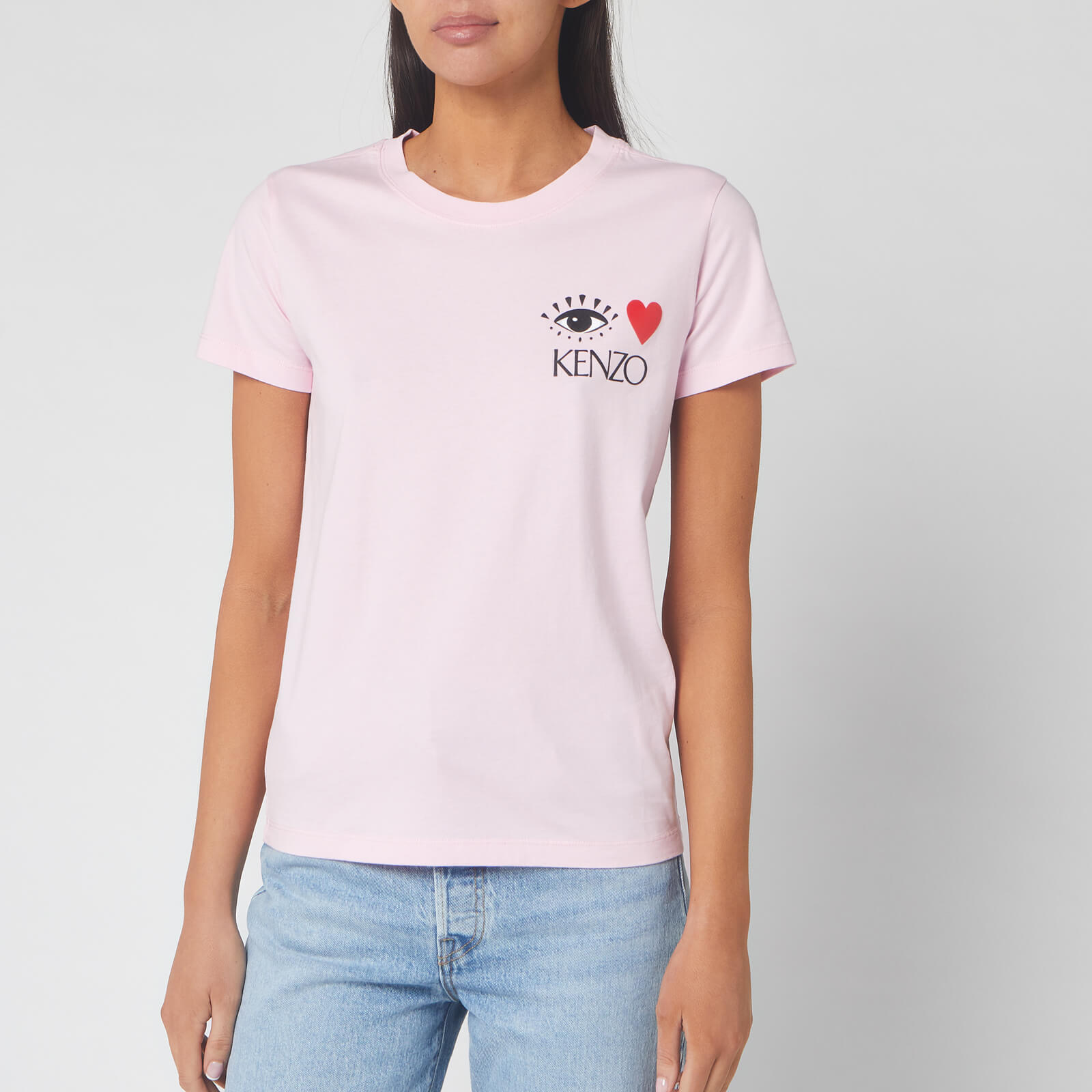 Womens pink kenzo t shirt discount