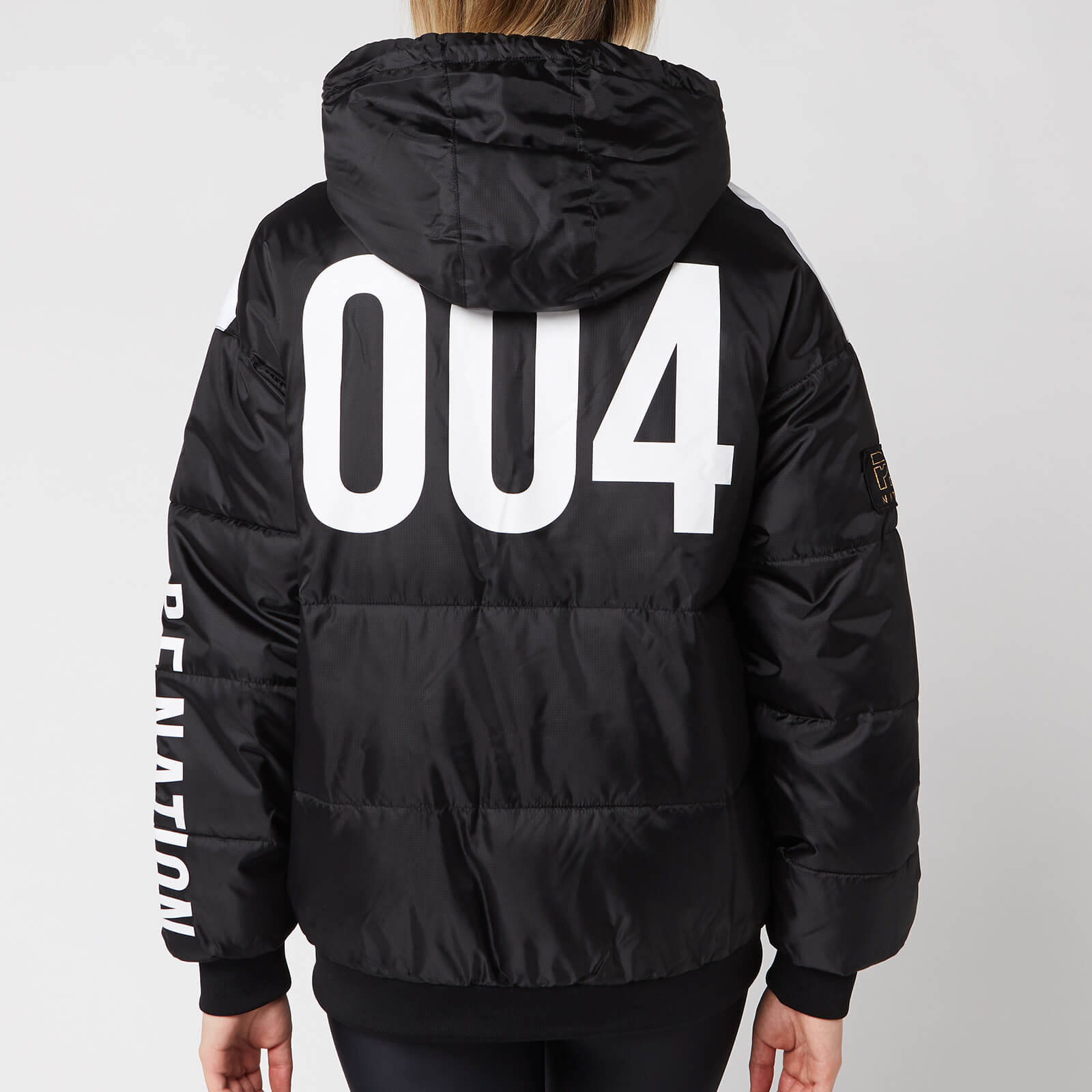 P.E Nation Women s Lead Right Puffer Jacket Black XS Coggles
