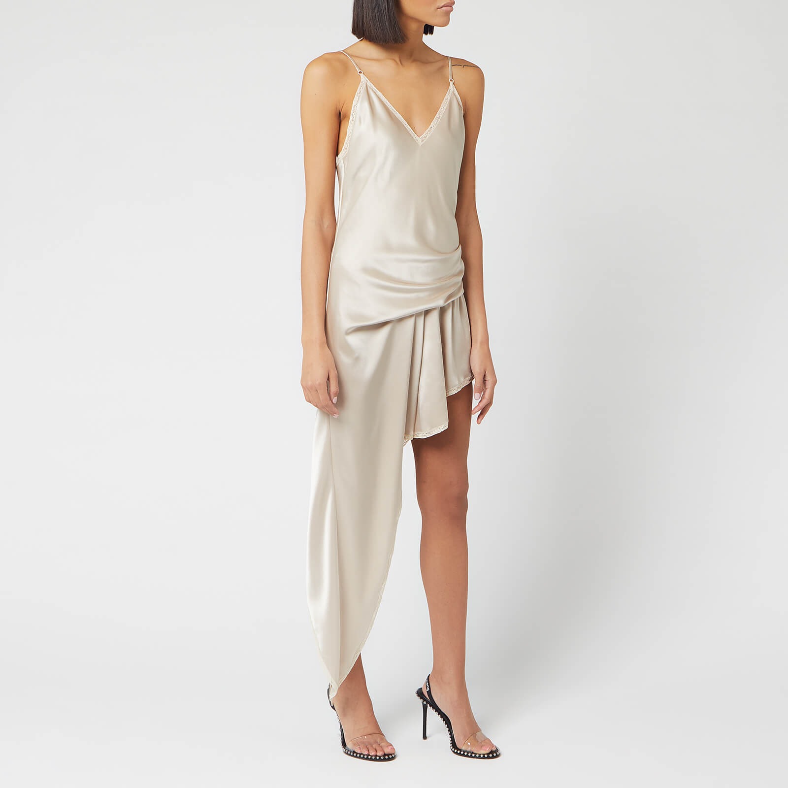Alexander Wang Women's Exposed Leg Cami Dress with Lace