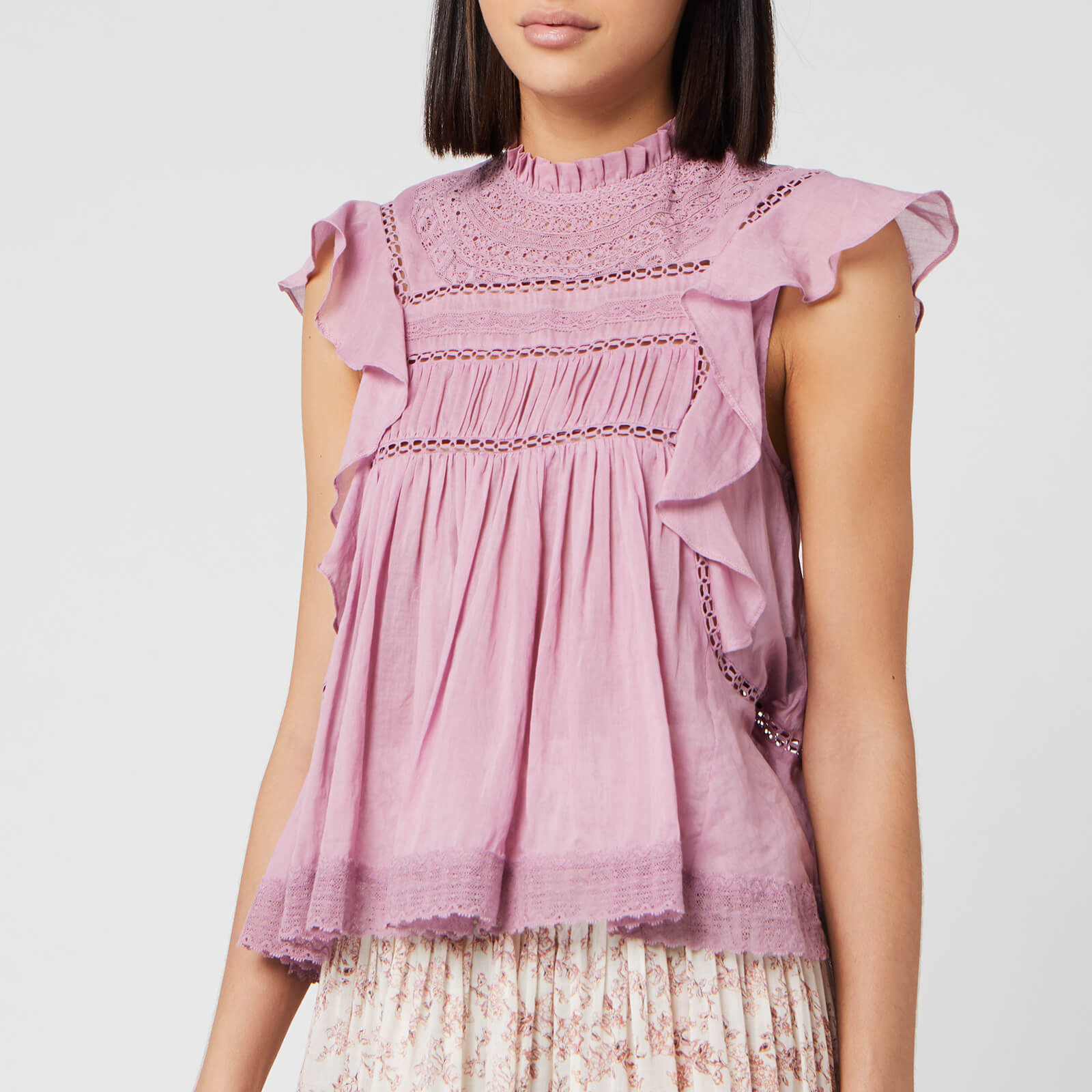 Marant Etoile Women's Vivia Top - Pink - FR 34/UK 6 | Coggles
