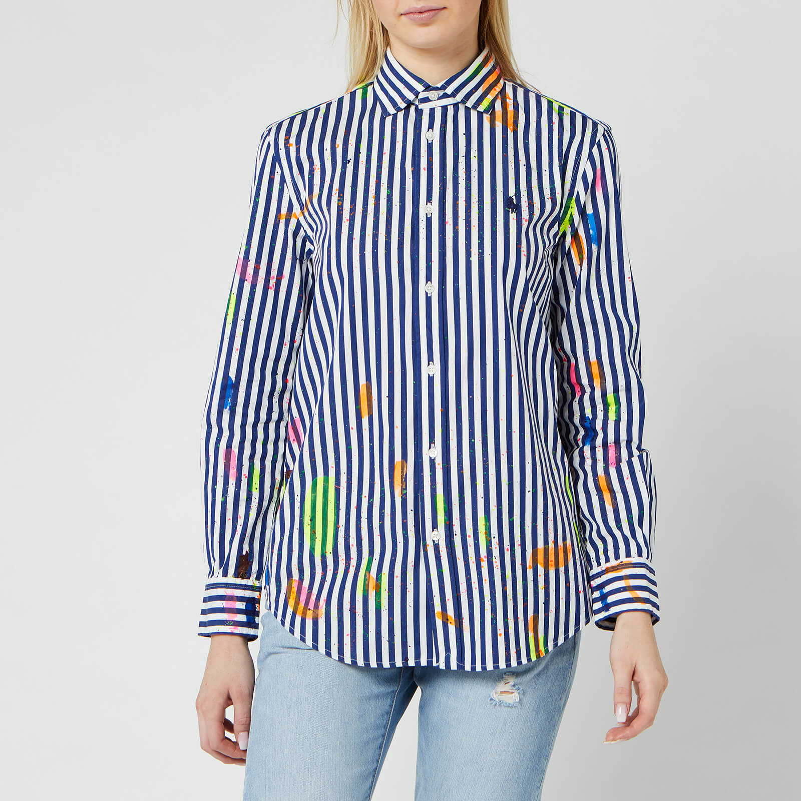 Ralph lauren paint splatter polo shirt on sale