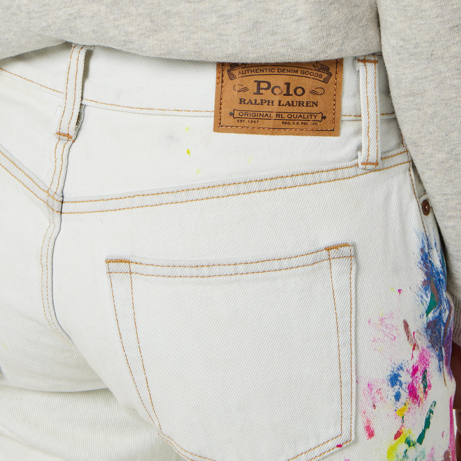 Polo paint splatter jeans discount