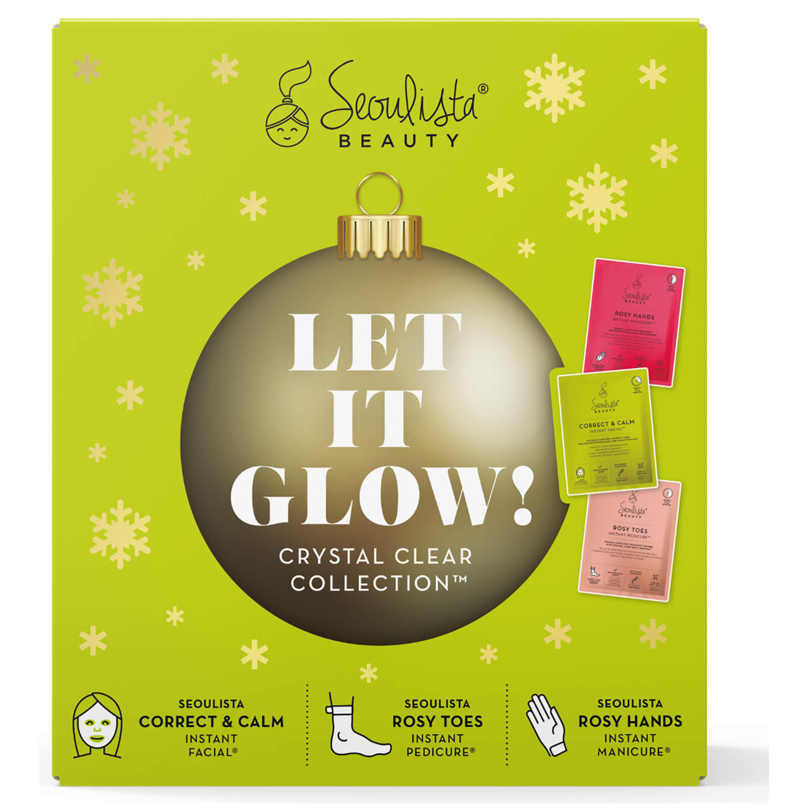 Pack de Navidad de Seoulista Beauty - ¡Déjalo brillar! Colección Crystal Clear