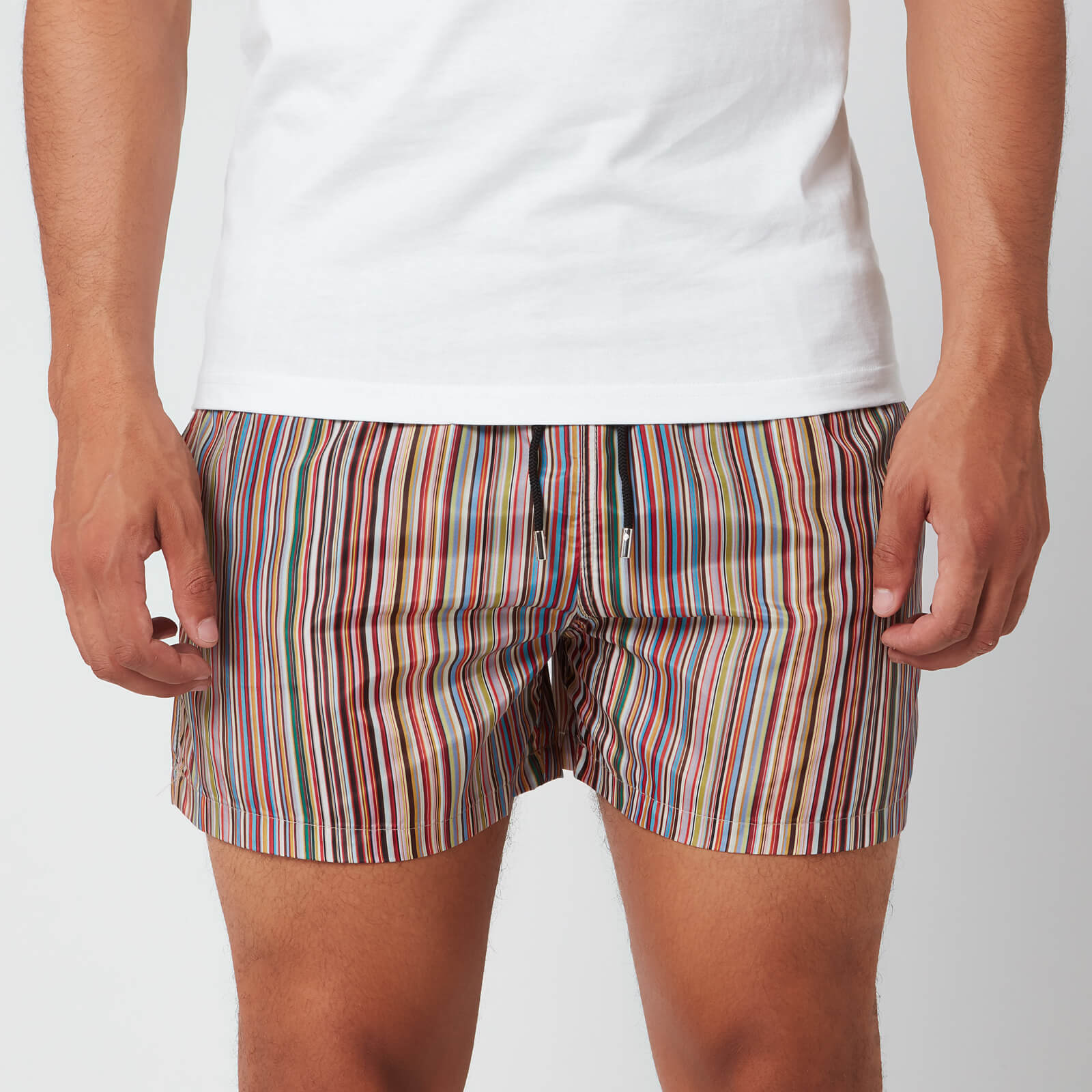 PS by Paul Smith Men s Signature Stripe Swim Shorts Black S Coggles