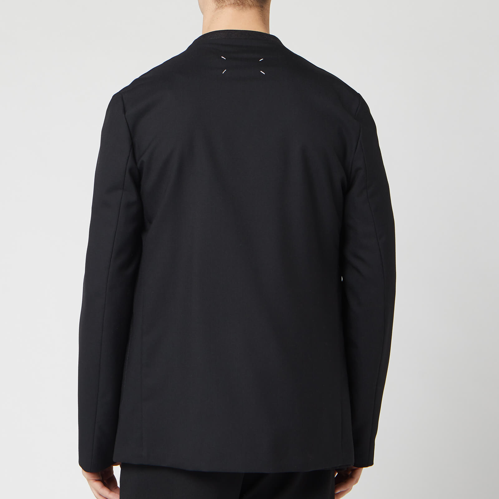 Mm6 Maison Margiela Collarless Jacket, Brand Size 42 (US
